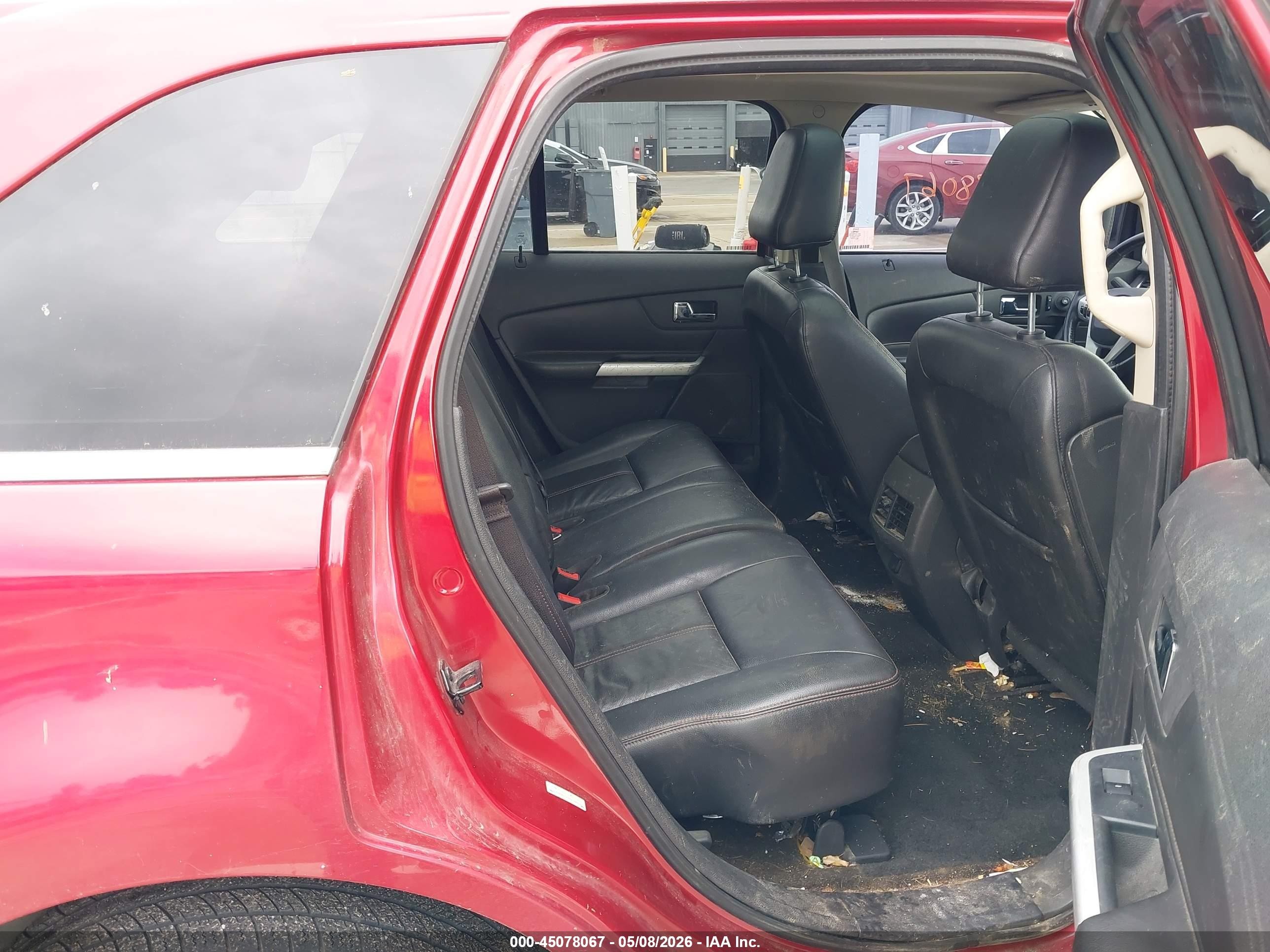 2011 Ford Edge Limited Red vin: 2FMDK4KCXBBA18934