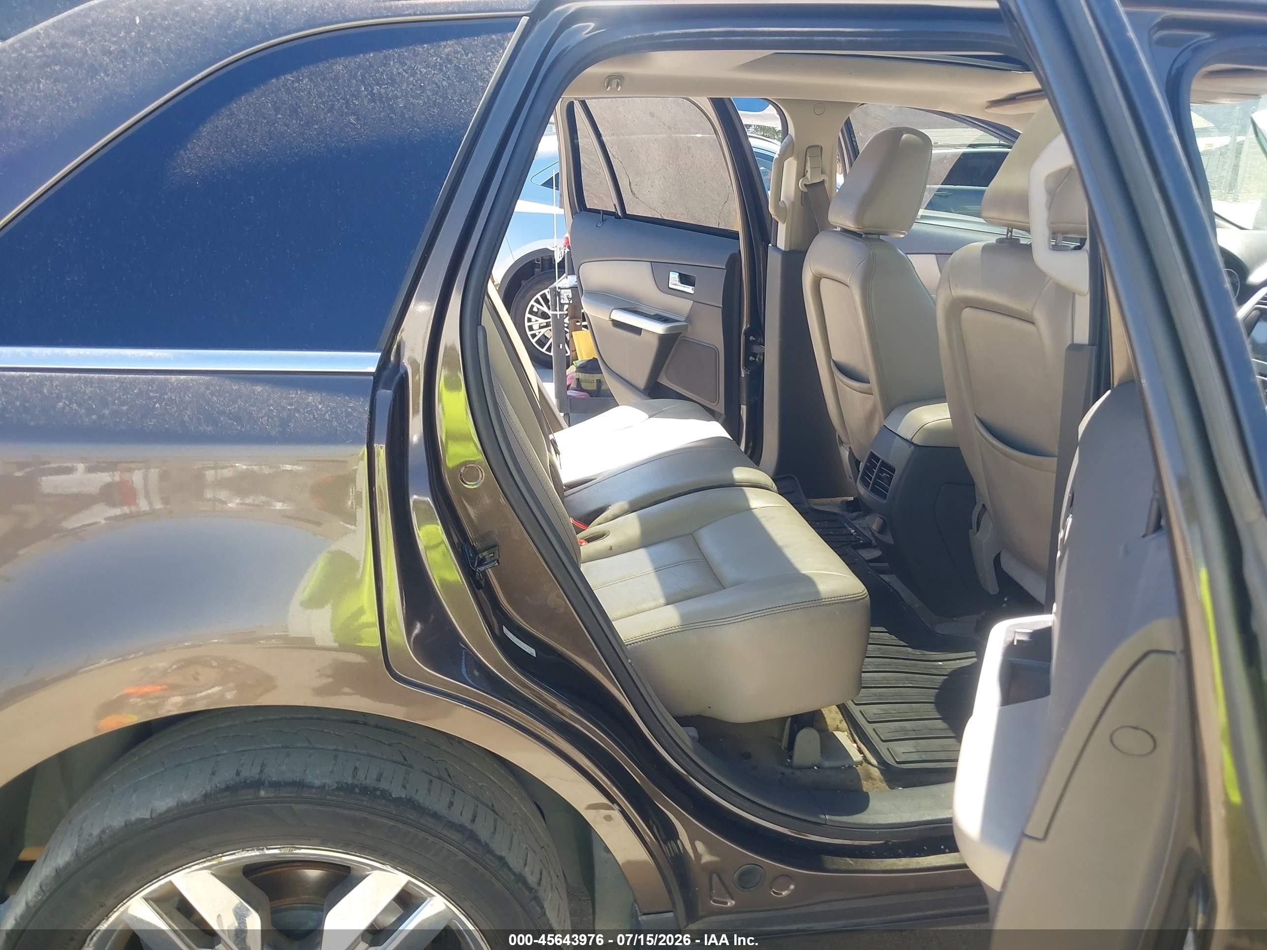 2011 Ford Edge Limited Коричневый vin: 2FMDK4KCXBBA34700
