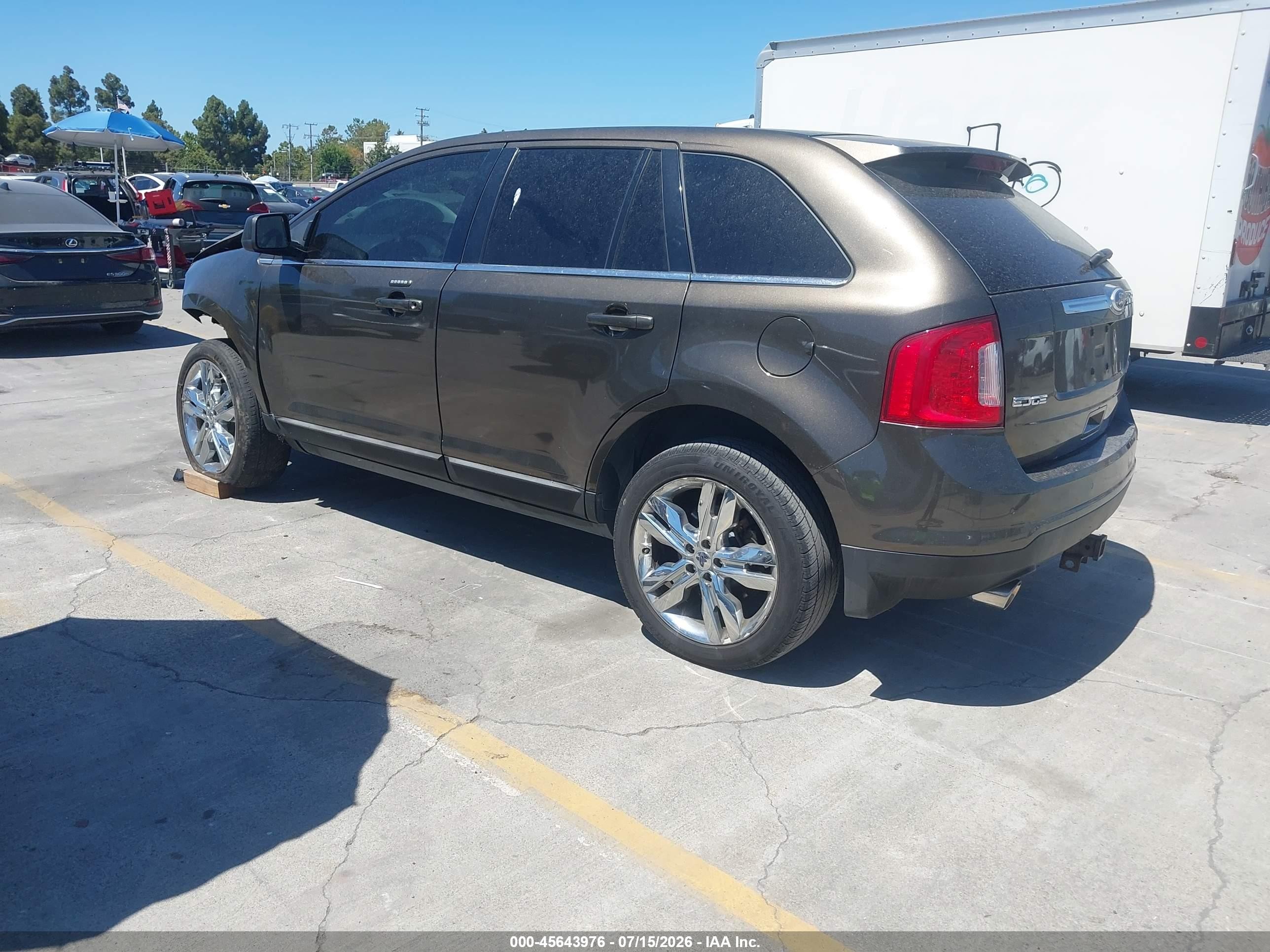 2011 Ford Edge Limited Коричневый vin: 2FMDK4KCXBBA34700