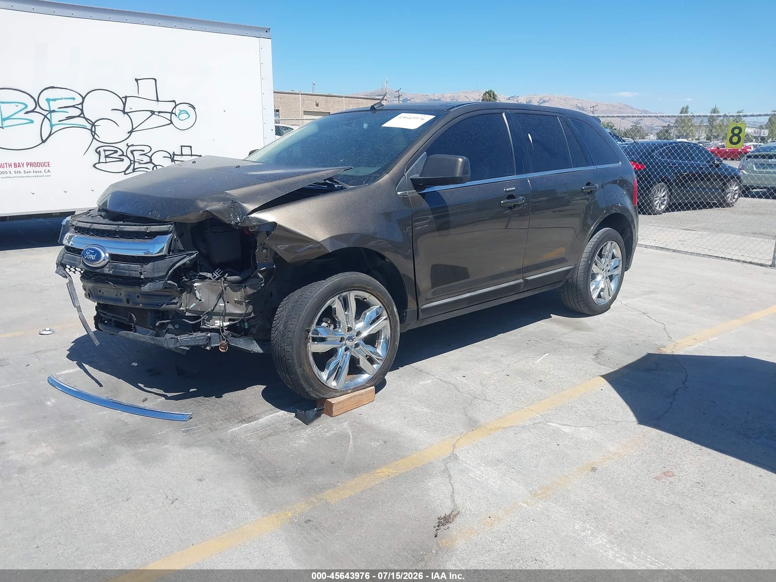 2011 Ford Edge Limited Коричневый vin: 2FMDK4KCXBBA34700