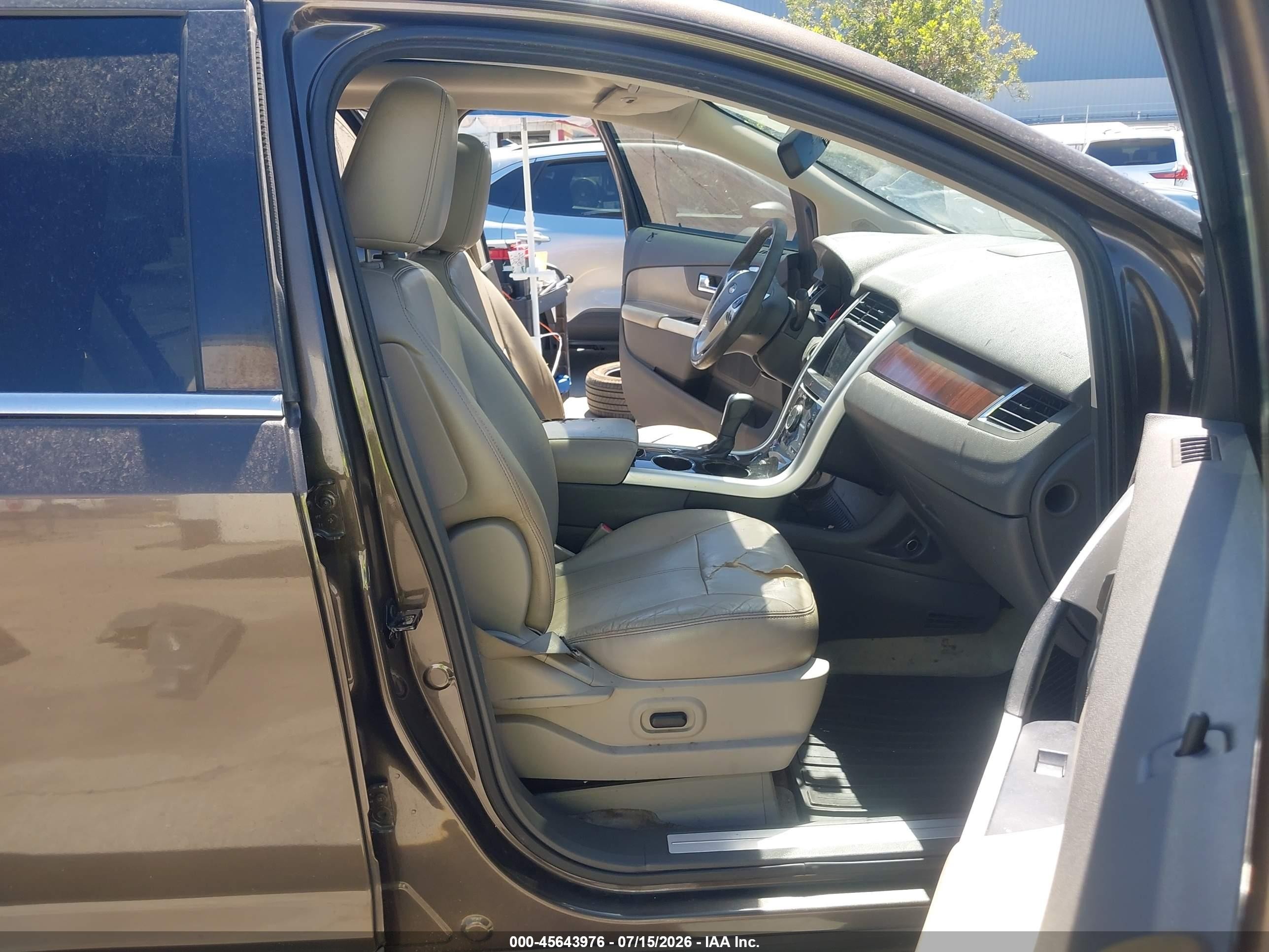 2011 Ford Edge Limited Коричневый vin: 2FMDK4KCXBBA34700