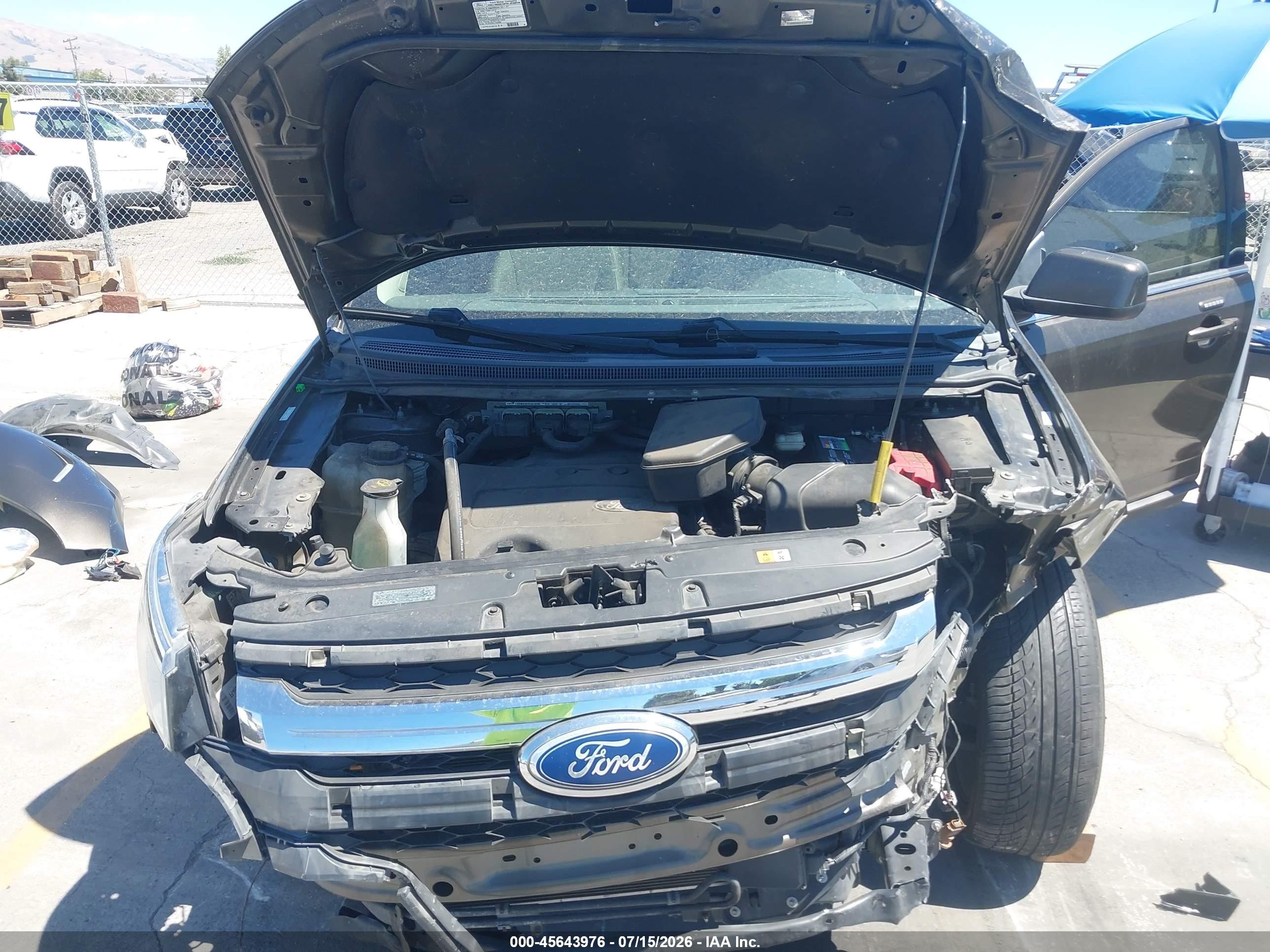 2011 Ford Edge Limited Коричневый vin: 2FMDK4KCXBBA34700