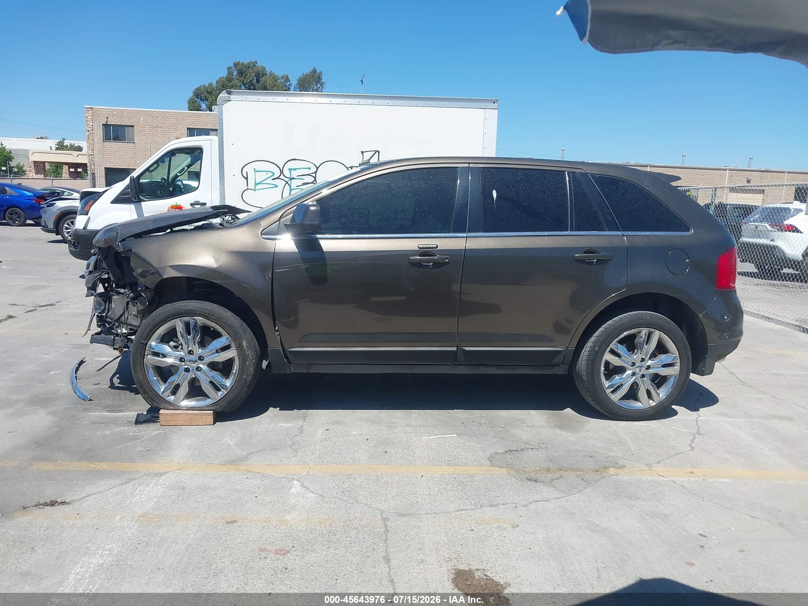 2011 Ford Edge Limited Коричневый vin: 2FMDK4KCXBBA34700