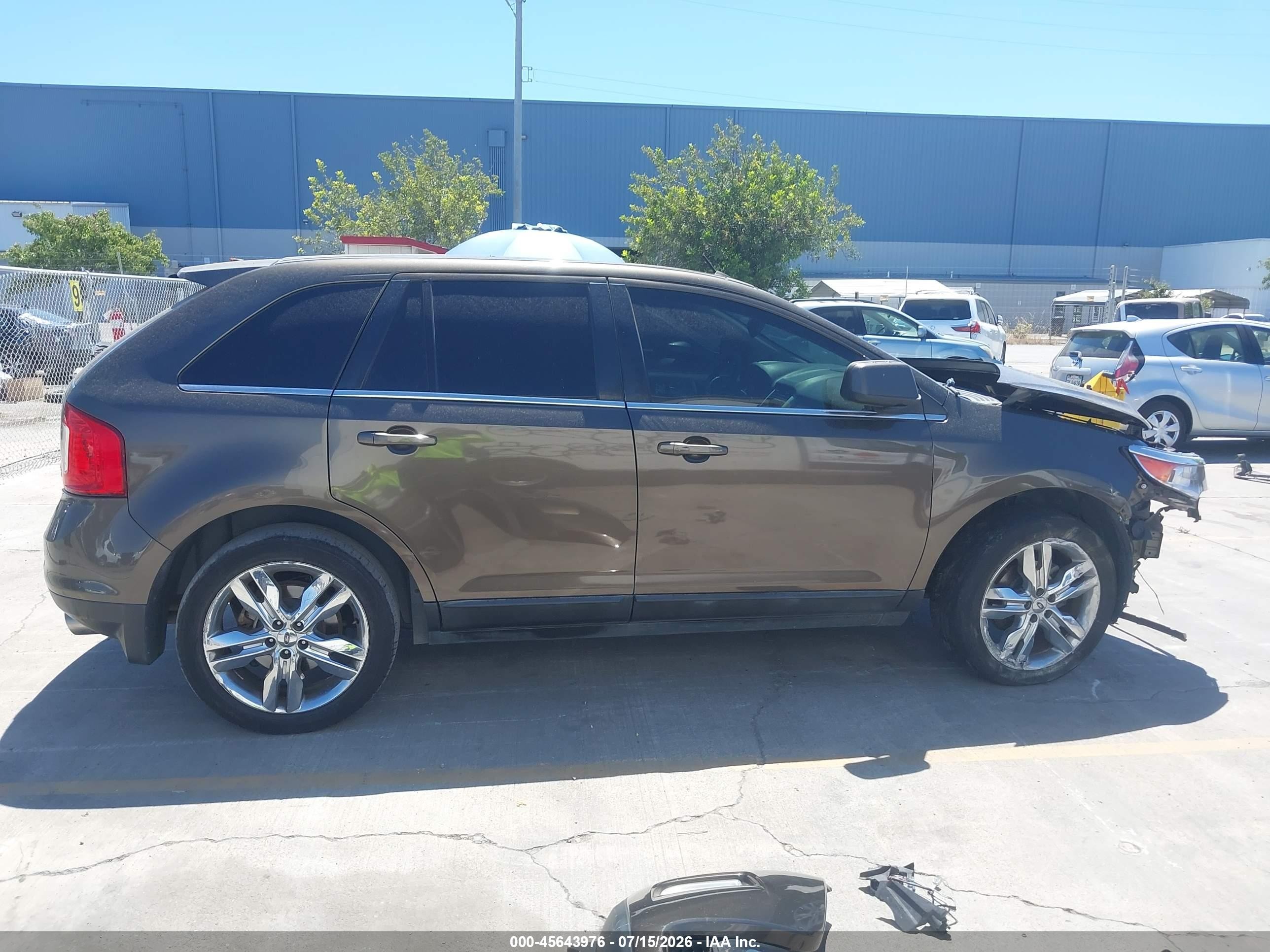2011 Ford Edge Limited Коричневый vin: 2FMDK4KCXBBA34700