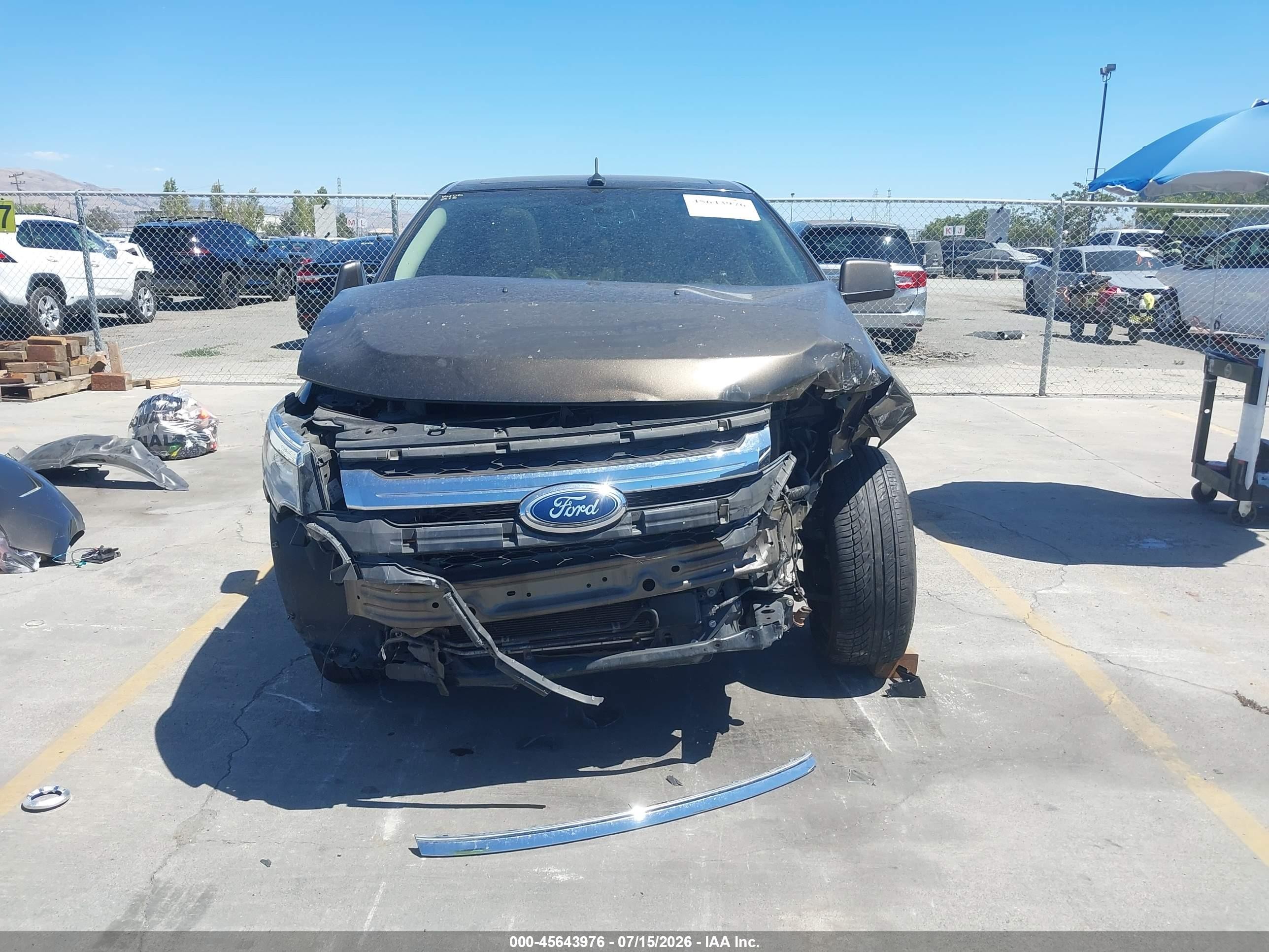 2011 Ford Edge Limited Коричневый vin: 2FMDK4KCXBBA34700