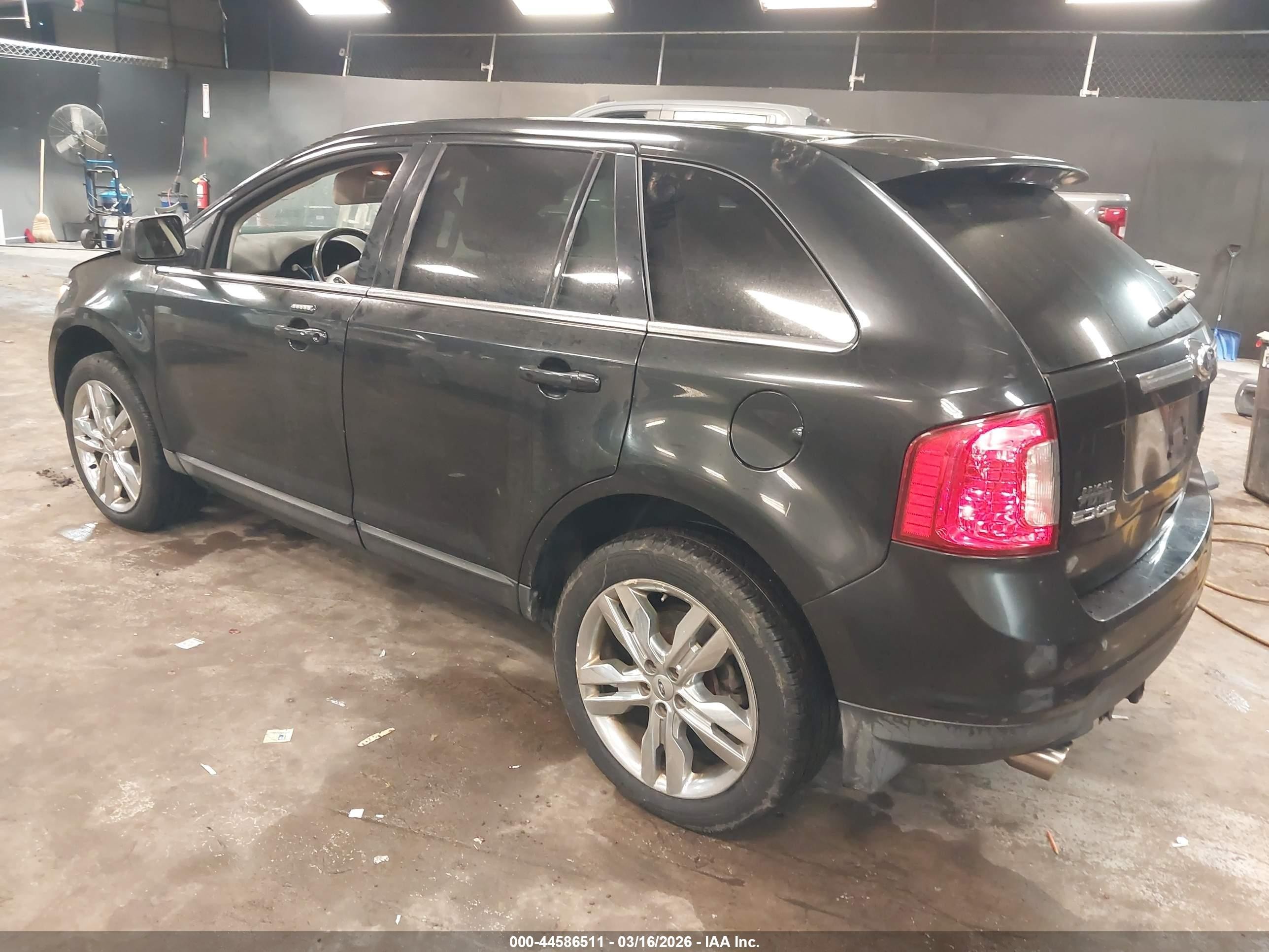 2011 Ford Edge Limited Black vin: 2FMDK4KCXBBA58513
