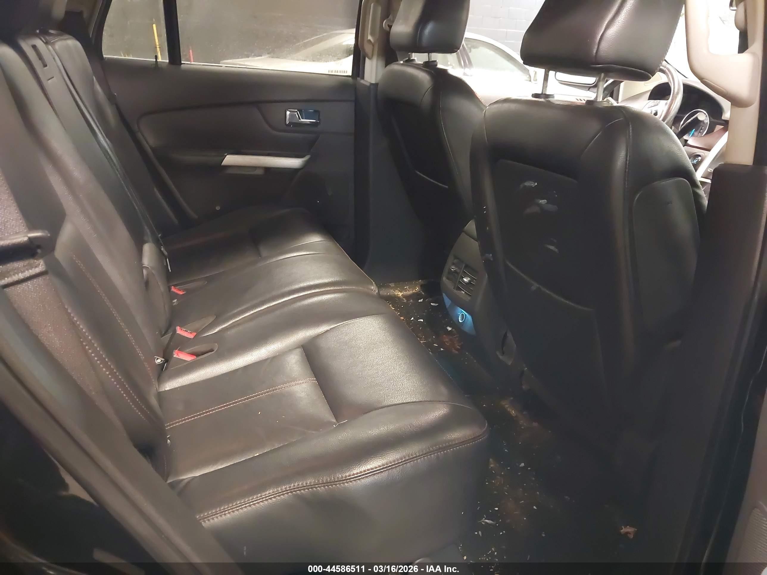 2011 Ford Edge Limited Black vin: 2FMDK4KCXBBA58513