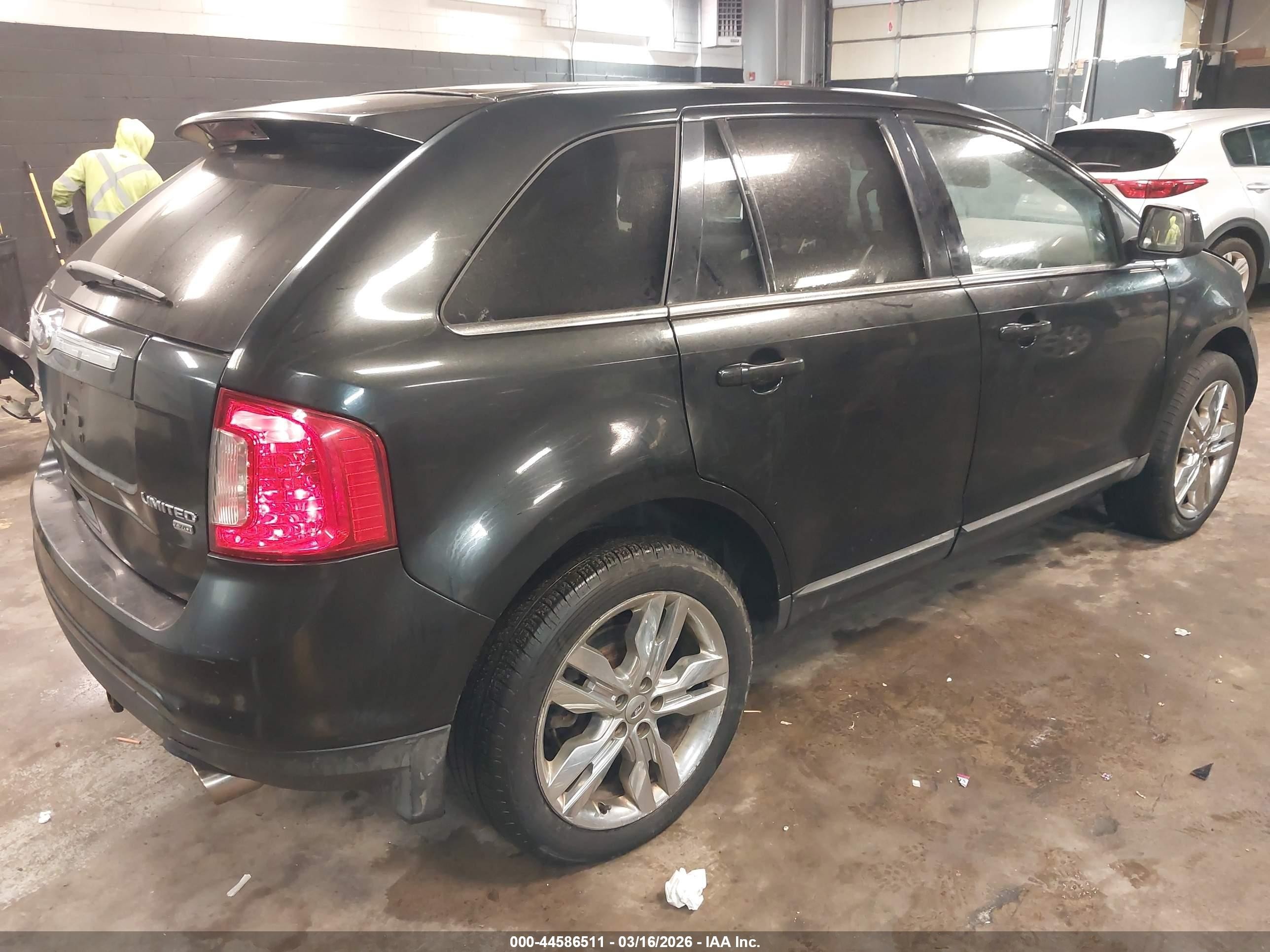 2011 Ford Edge Limited Black vin: 2FMDK4KCXBBA58513