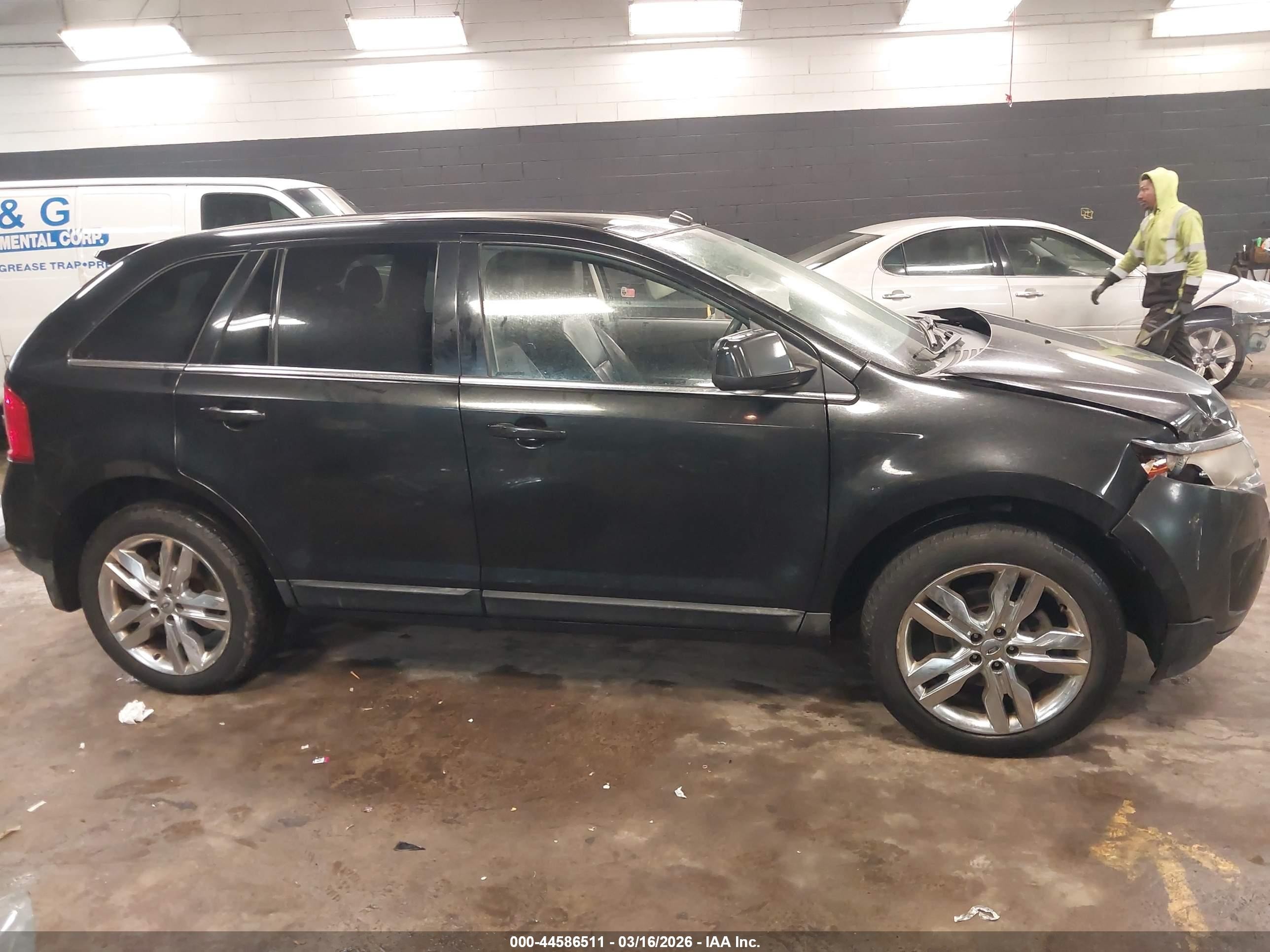 2011 Ford Edge Limited Black vin: 2FMDK4KCXBBA58513
