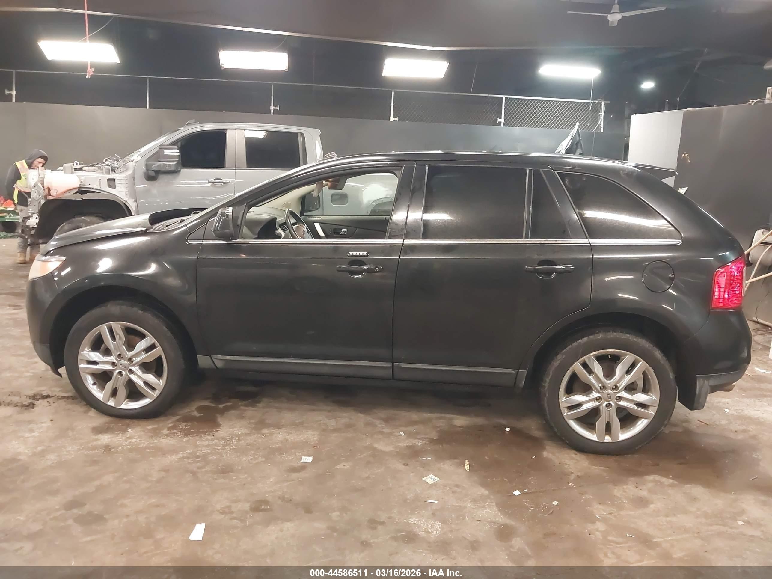 2011 Ford Edge Limited Black vin: 2FMDK4KCXBBA58513