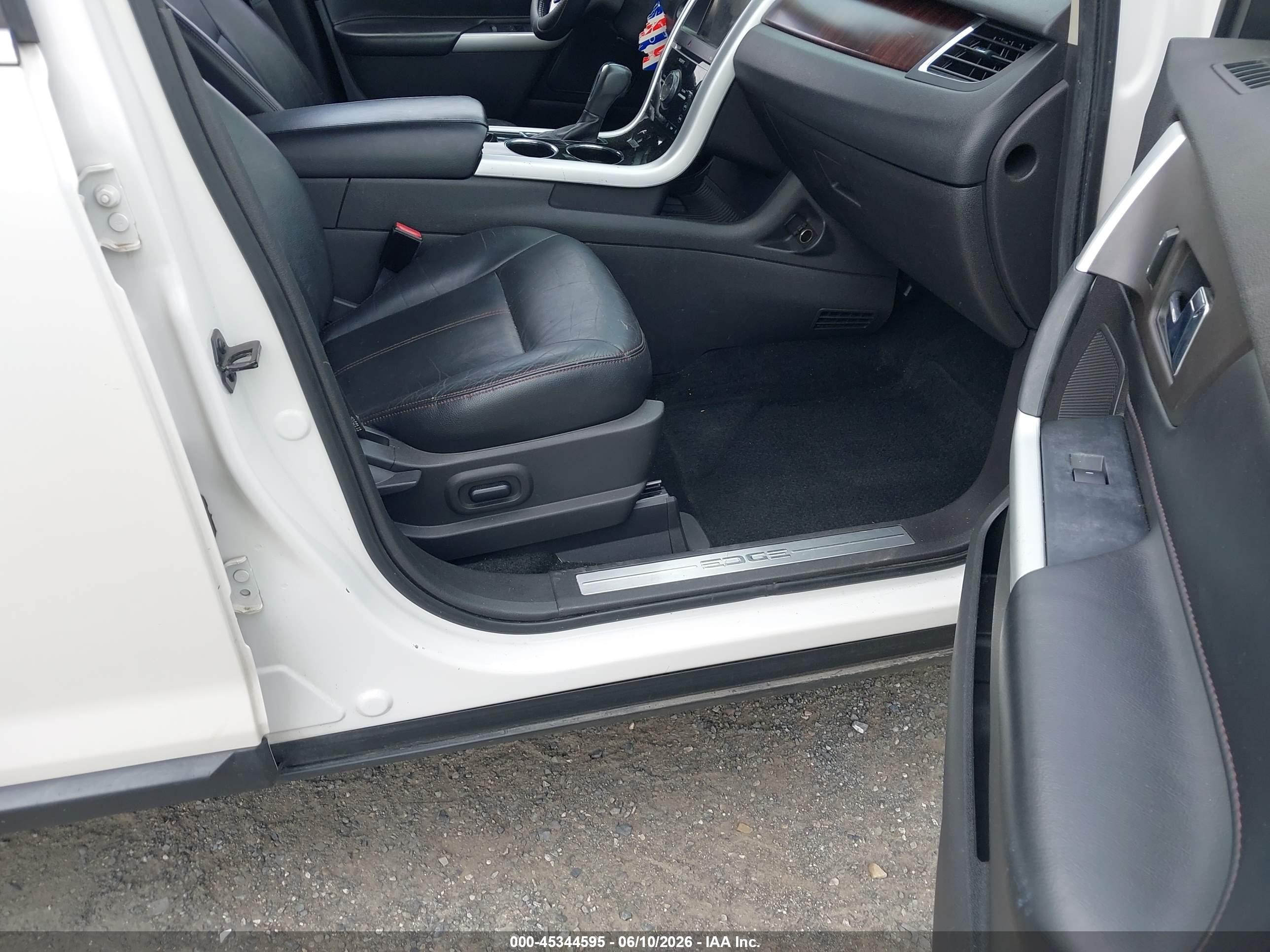 2011 Ford Edge Limited White vin: 2FMDK4KCXBBA79409