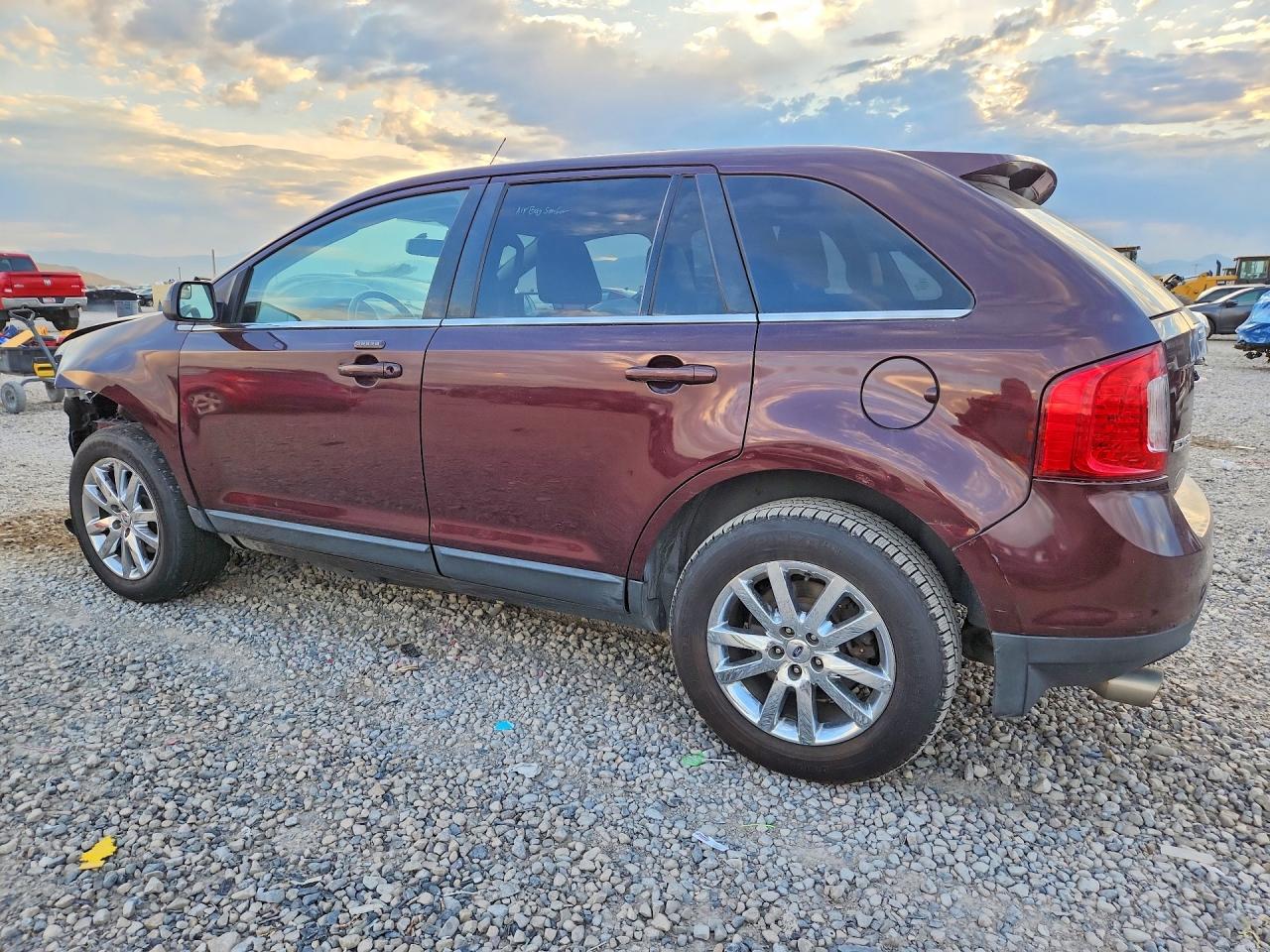 2011 Ford Edge Limited Burgundy vin: 2FMDK4KCXBBA93312
