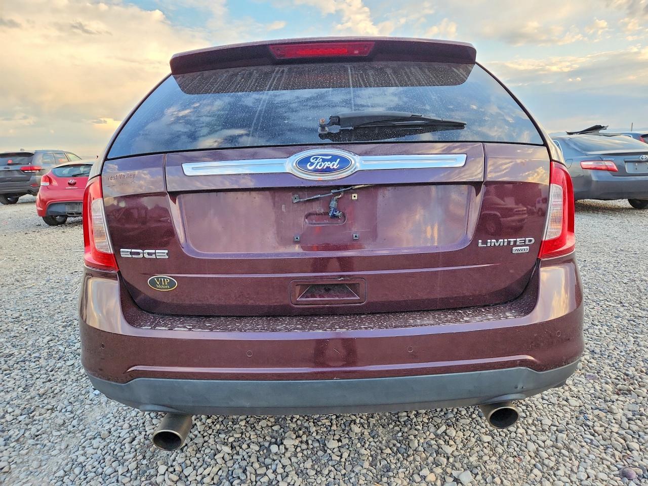 2011 Ford Edge Limited Burgundy vin: 2FMDK4KCXBBA93312