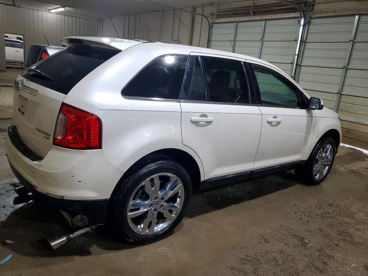 2011 Ford Edge Limited White vin: 2FMDK4KCXBBA95061