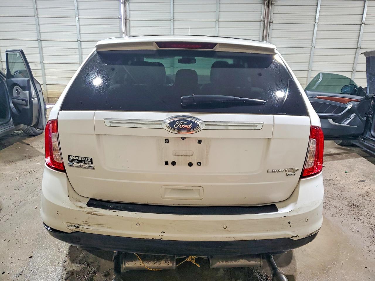 2011 Ford Edge Limited White vin: 2FMDK4KCXBBA95061
