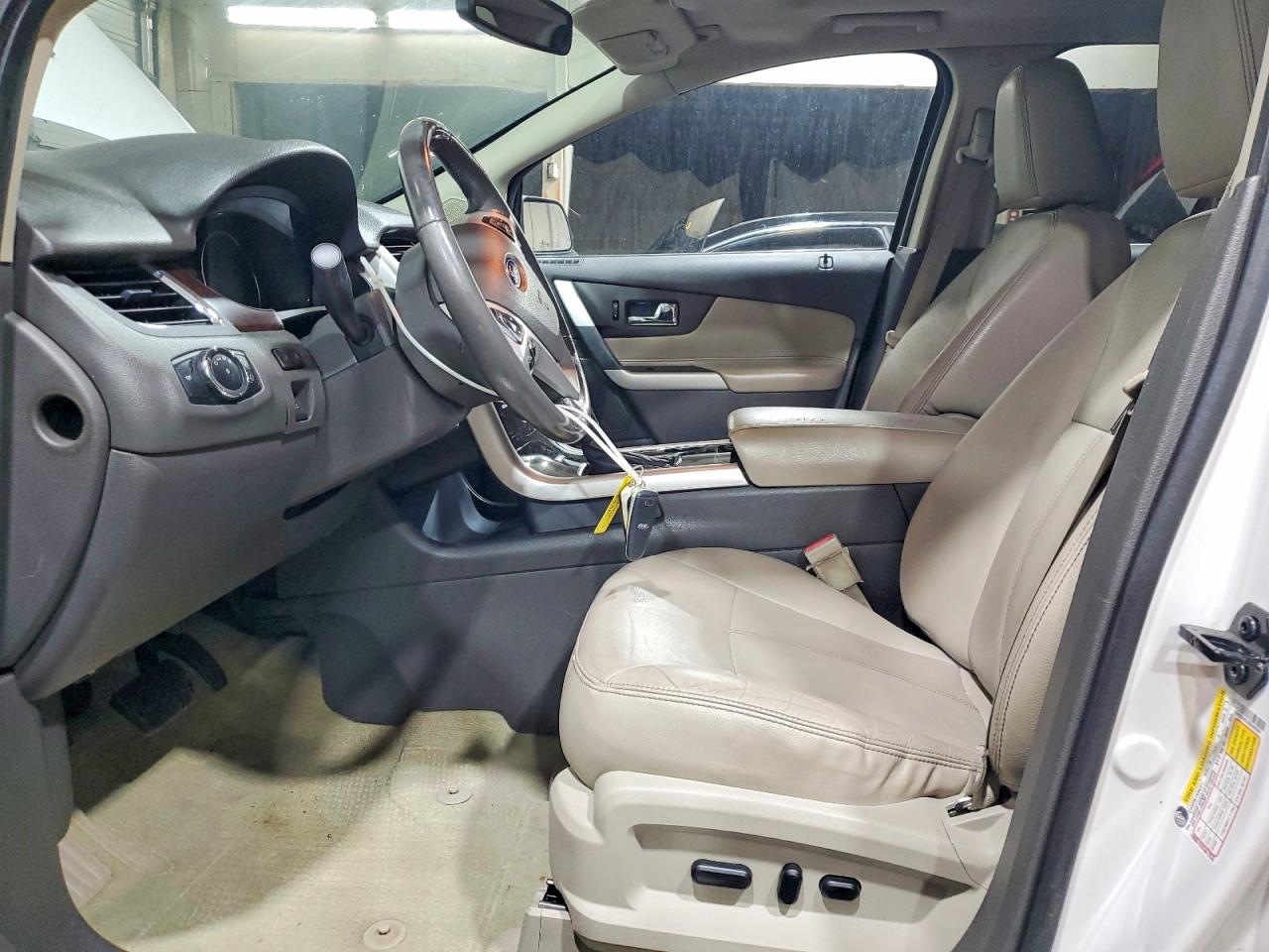 2011 Ford Edge Limited White vin: 2FMDK4KCXBBA95061