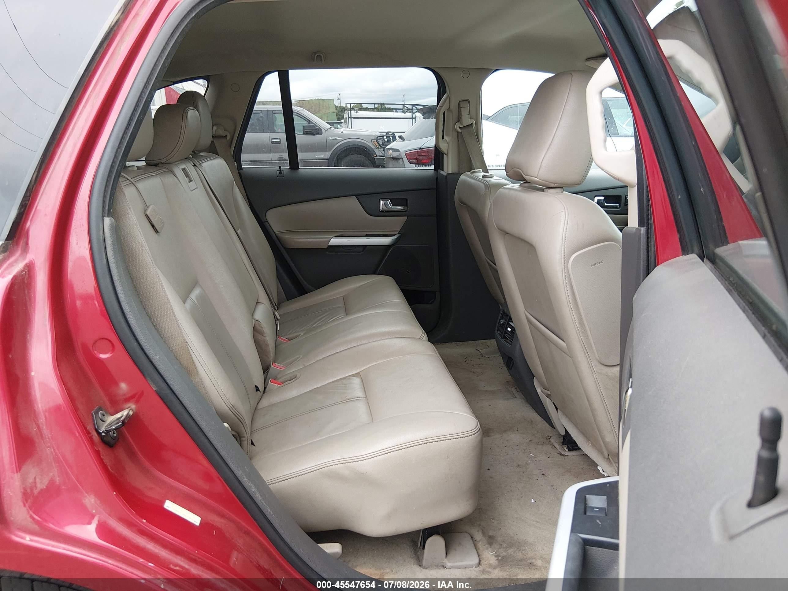 2012 Ford Edge Limited Red vin: 2FMDK4KCXCBA16621