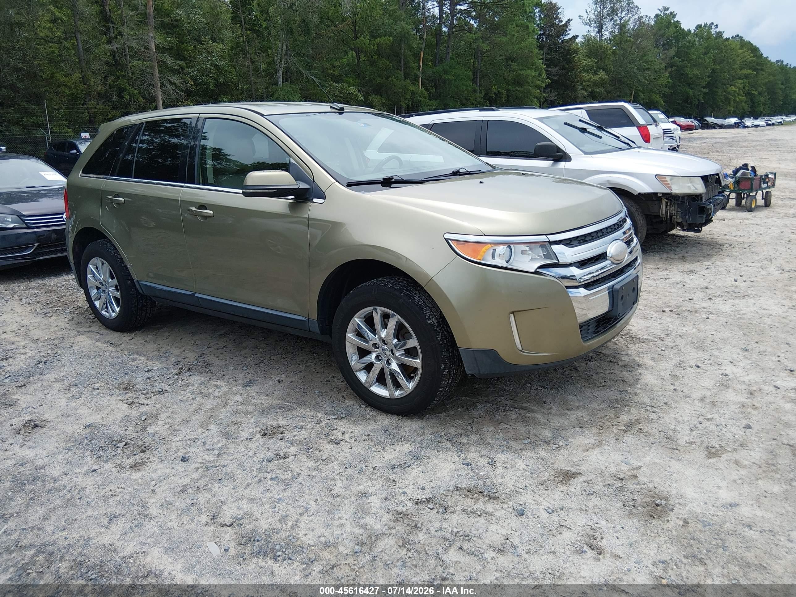2012 Ford Edge Limited Green vin: 2FMDK4KCXCBA33001