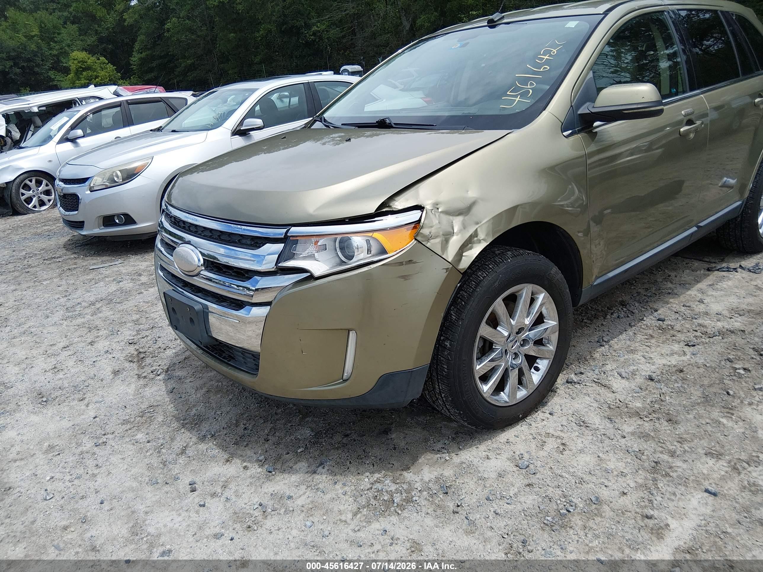 2012 Ford Edge Limited Green vin: 2FMDK4KCXCBA33001