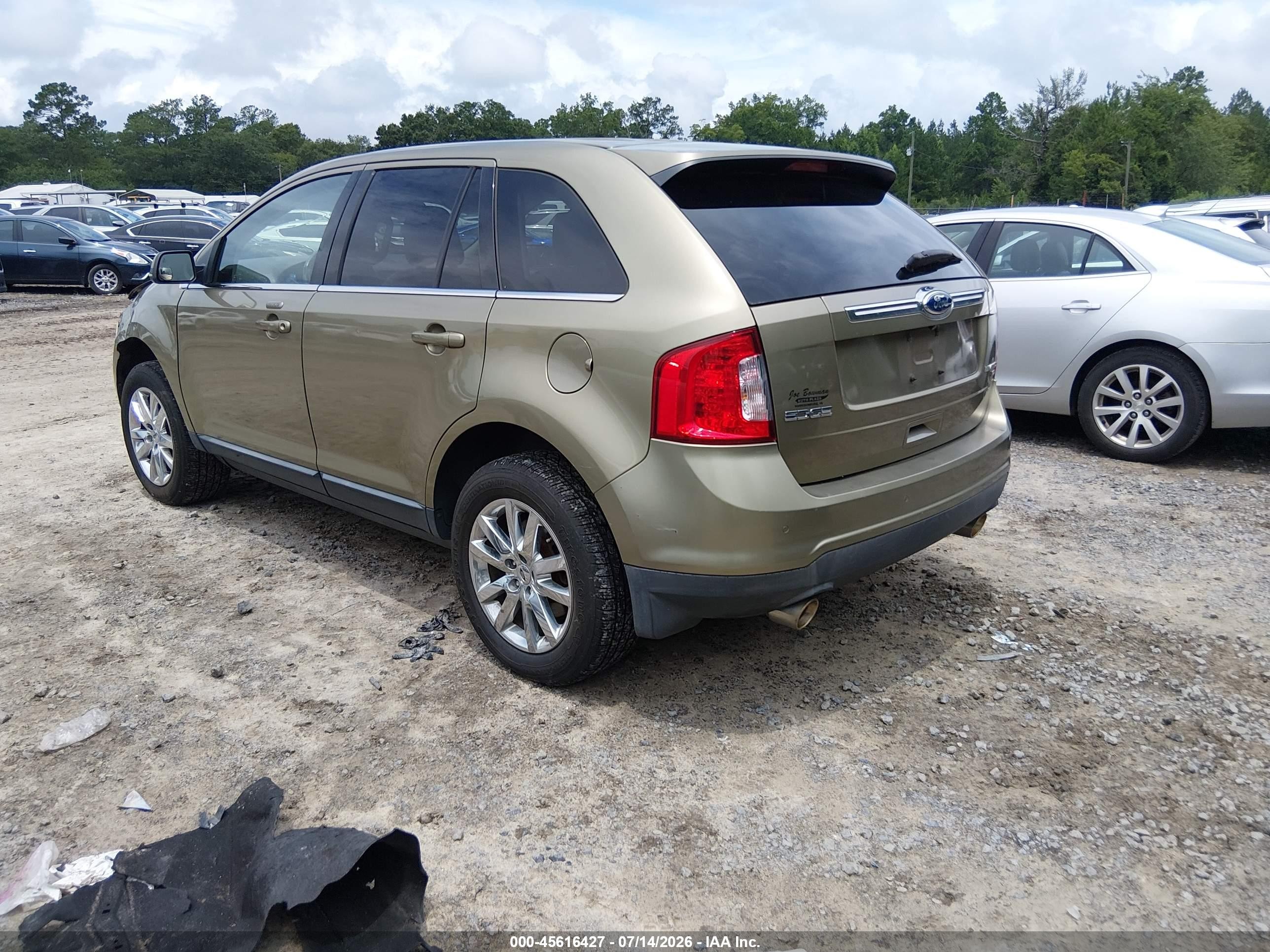 2012 Ford Edge Limited Green vin: 2FMDK4KCXCBA33001