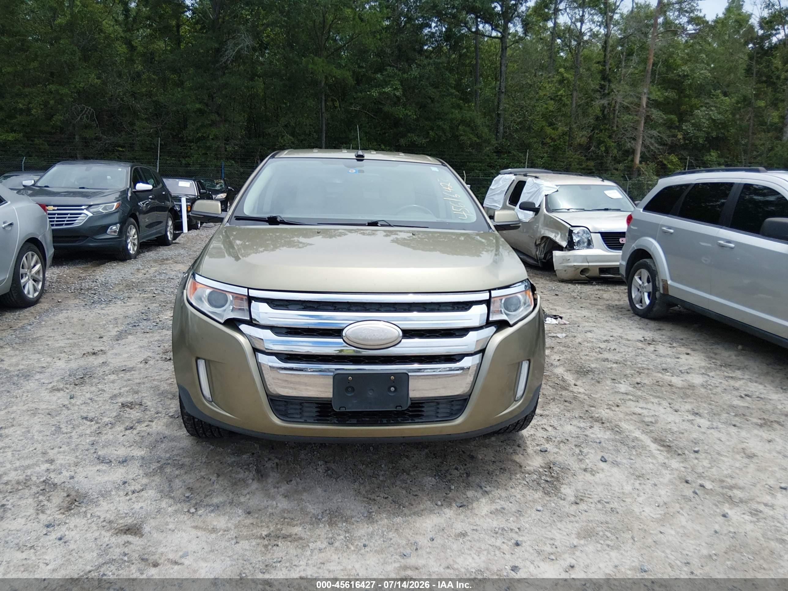 2012 Ford Edge Limited Green vin: 2FMDK4KCXCBA33001