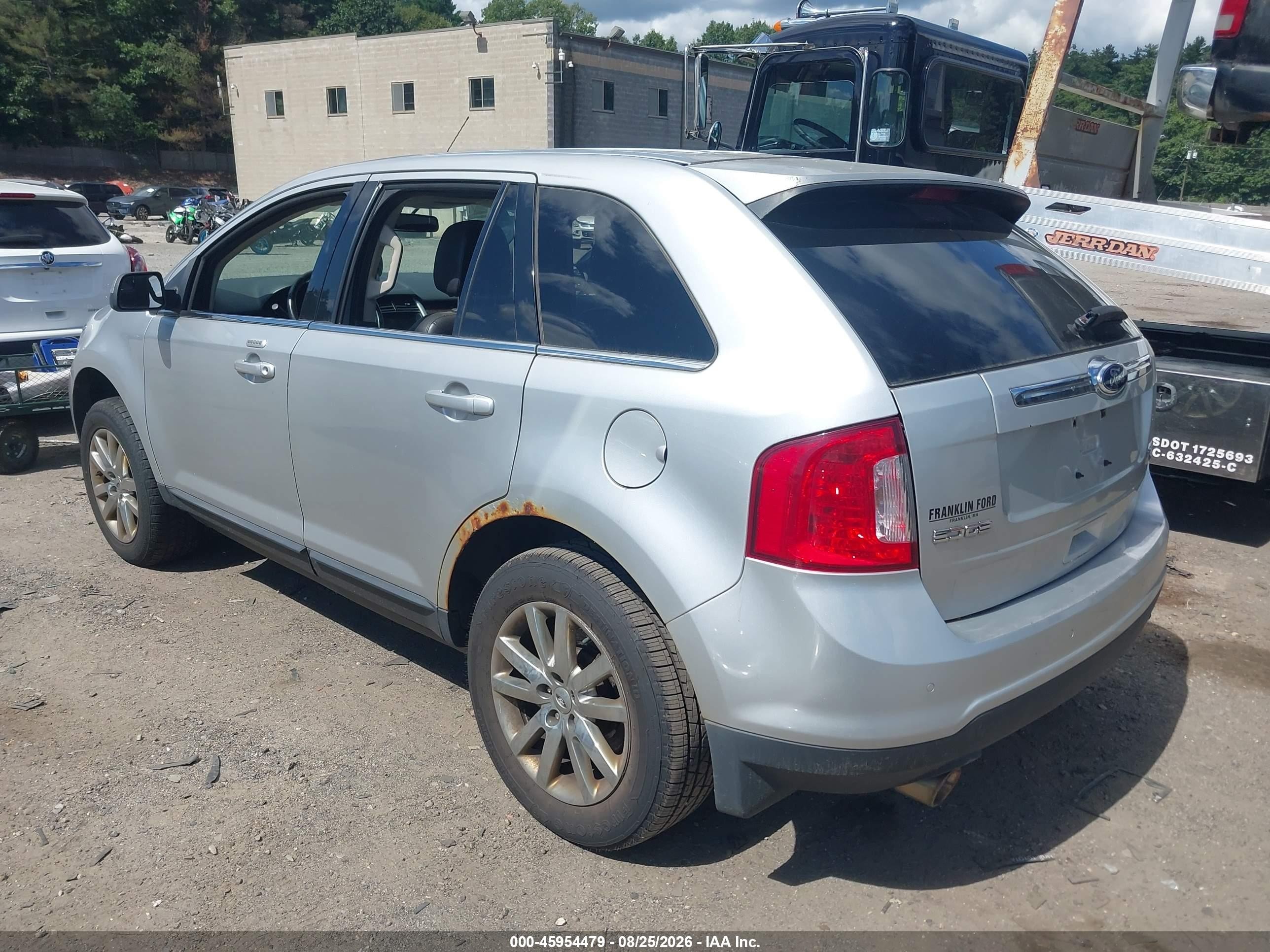 2013 Ford Edge Limited Серебряный vin: 2FMDK4KCXDBA08066
