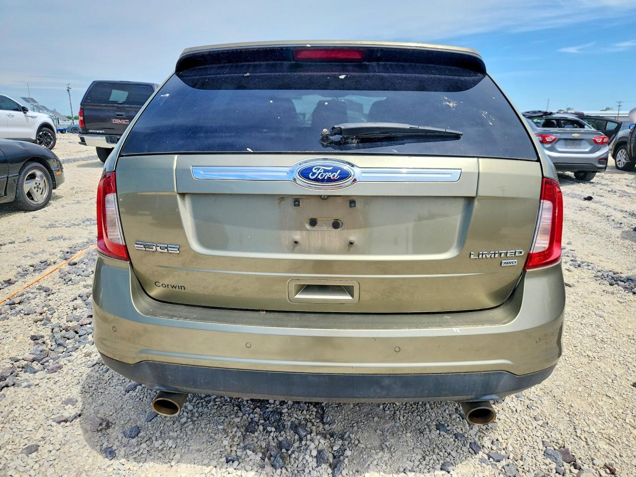 2013 Ford Edge Limited Green vin: 2FMDK4KCXDBB71638