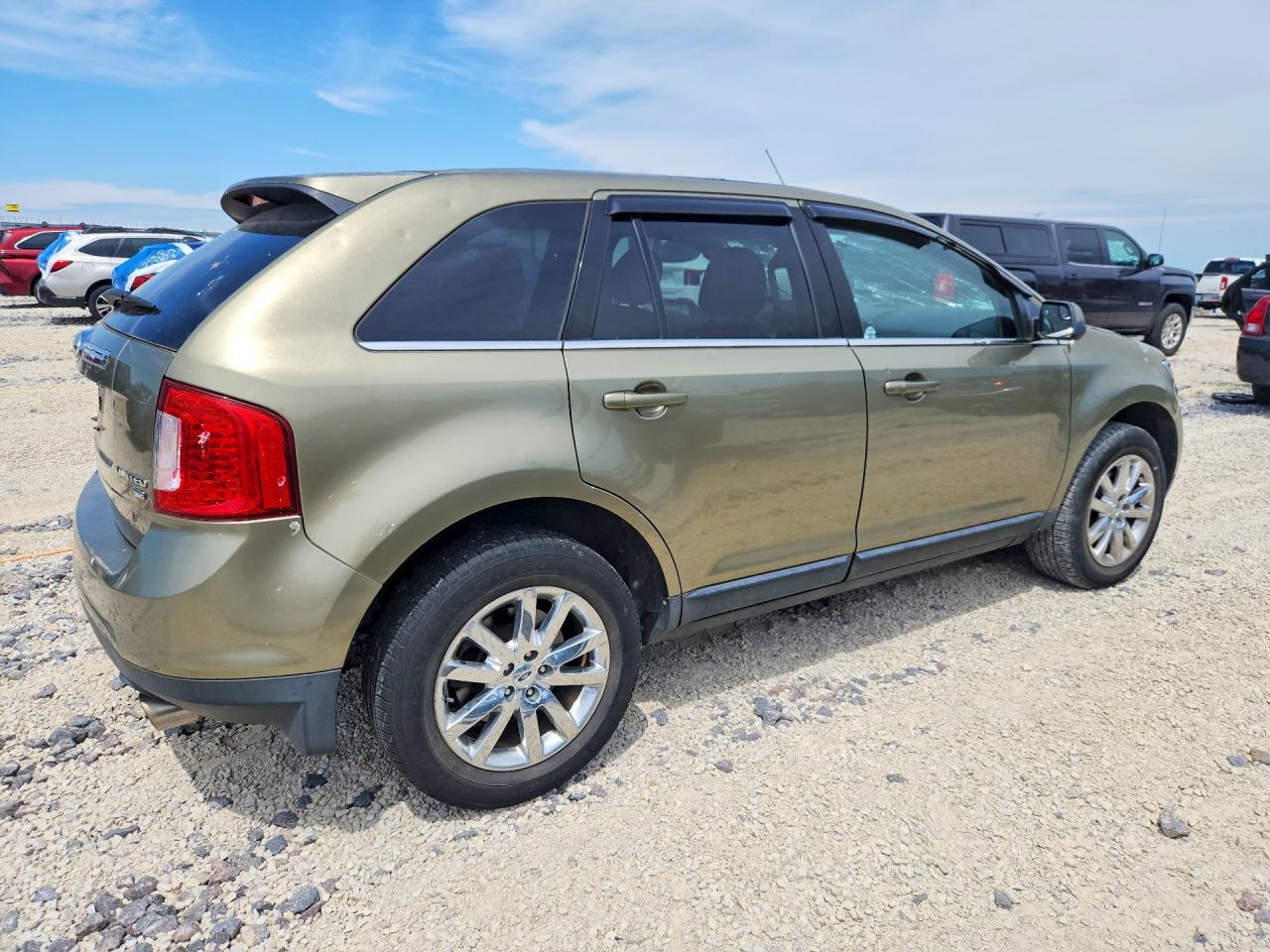 2013 Ford Edge Limited Green vin: 2FMDK4KCXDBB71638