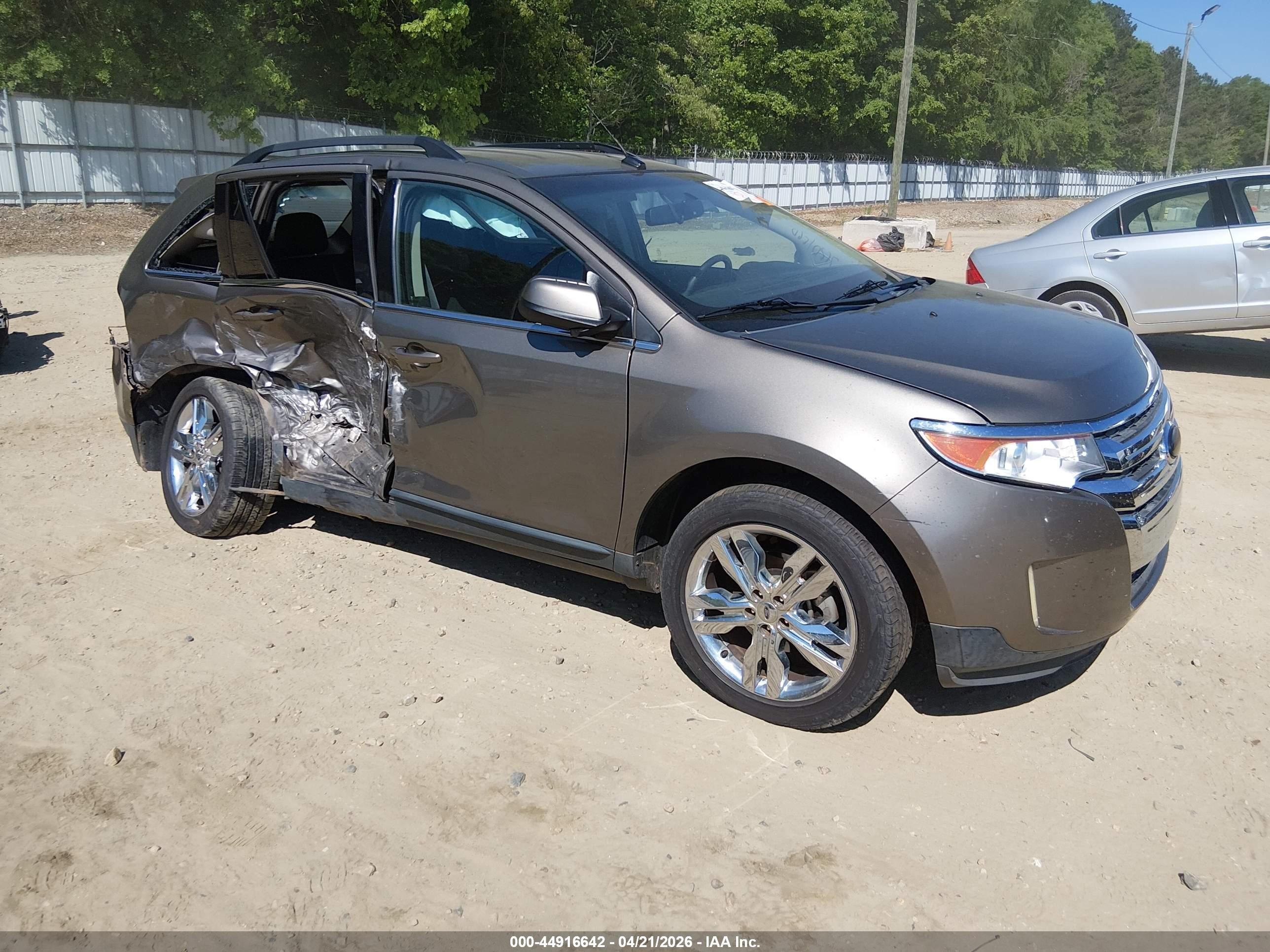 2013 Ford Edge Limited Brown vin: 2FMDK4KCXDBC50890