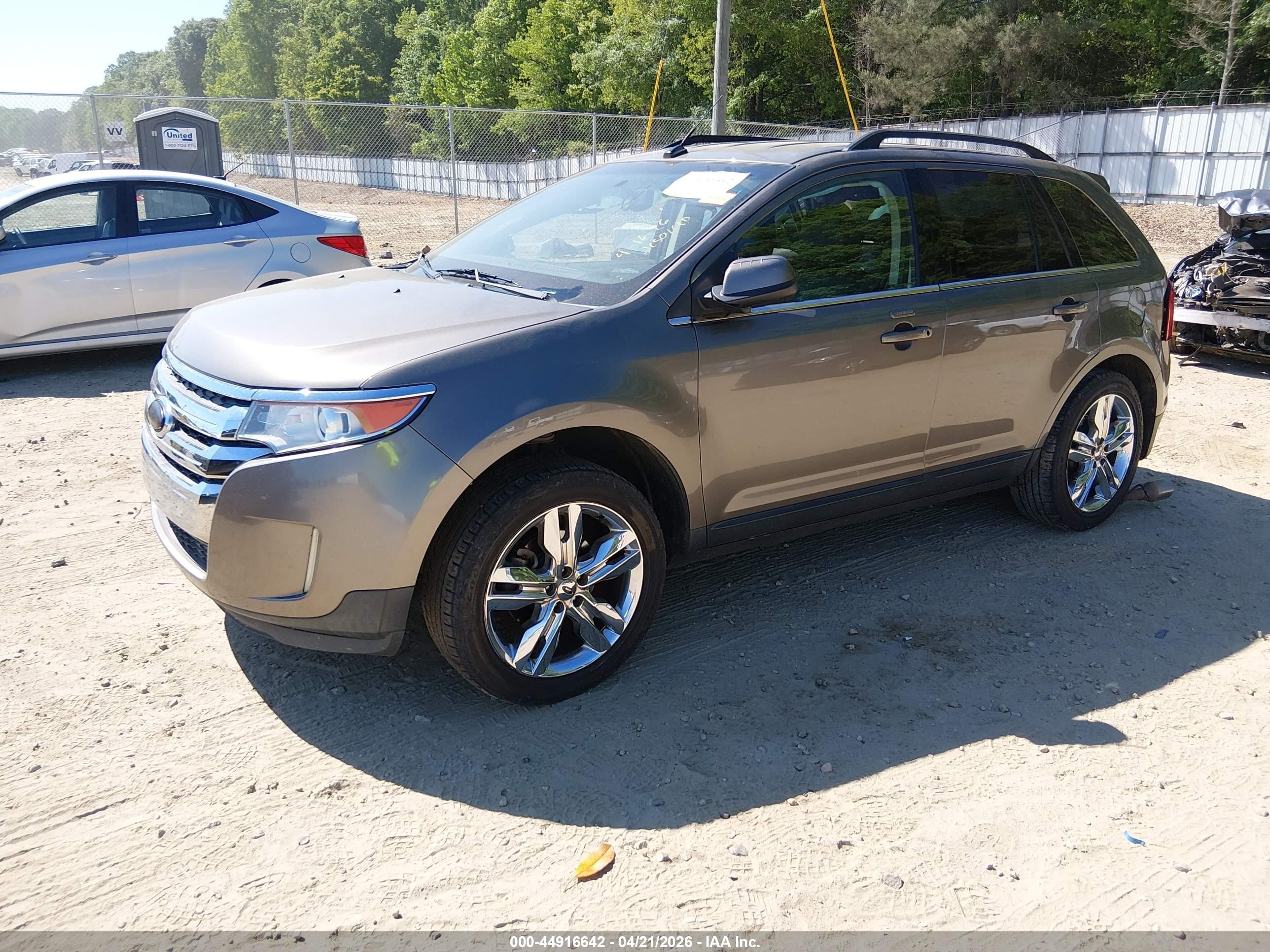 2013 Ford Edge Limited Brown vin: 2FMDK4KCXDBC50890