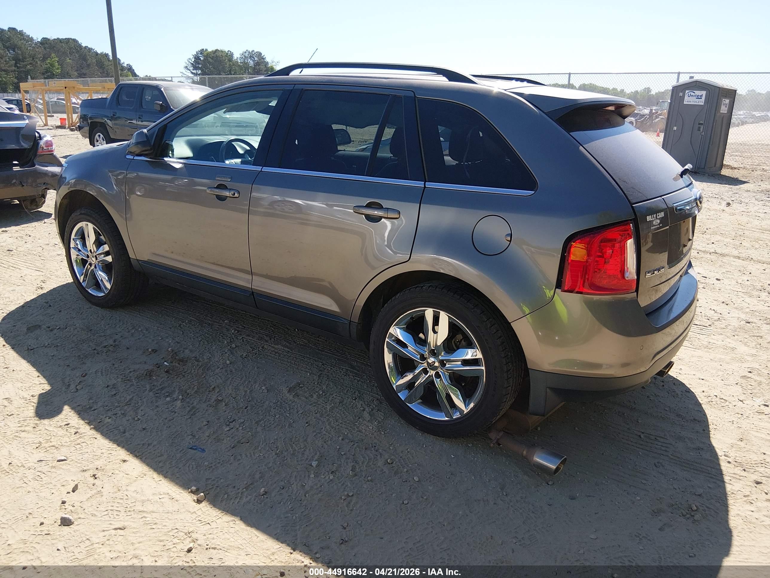2013 Ford Edge Limited Brown vin: 2FMDK4KCXDBC50890