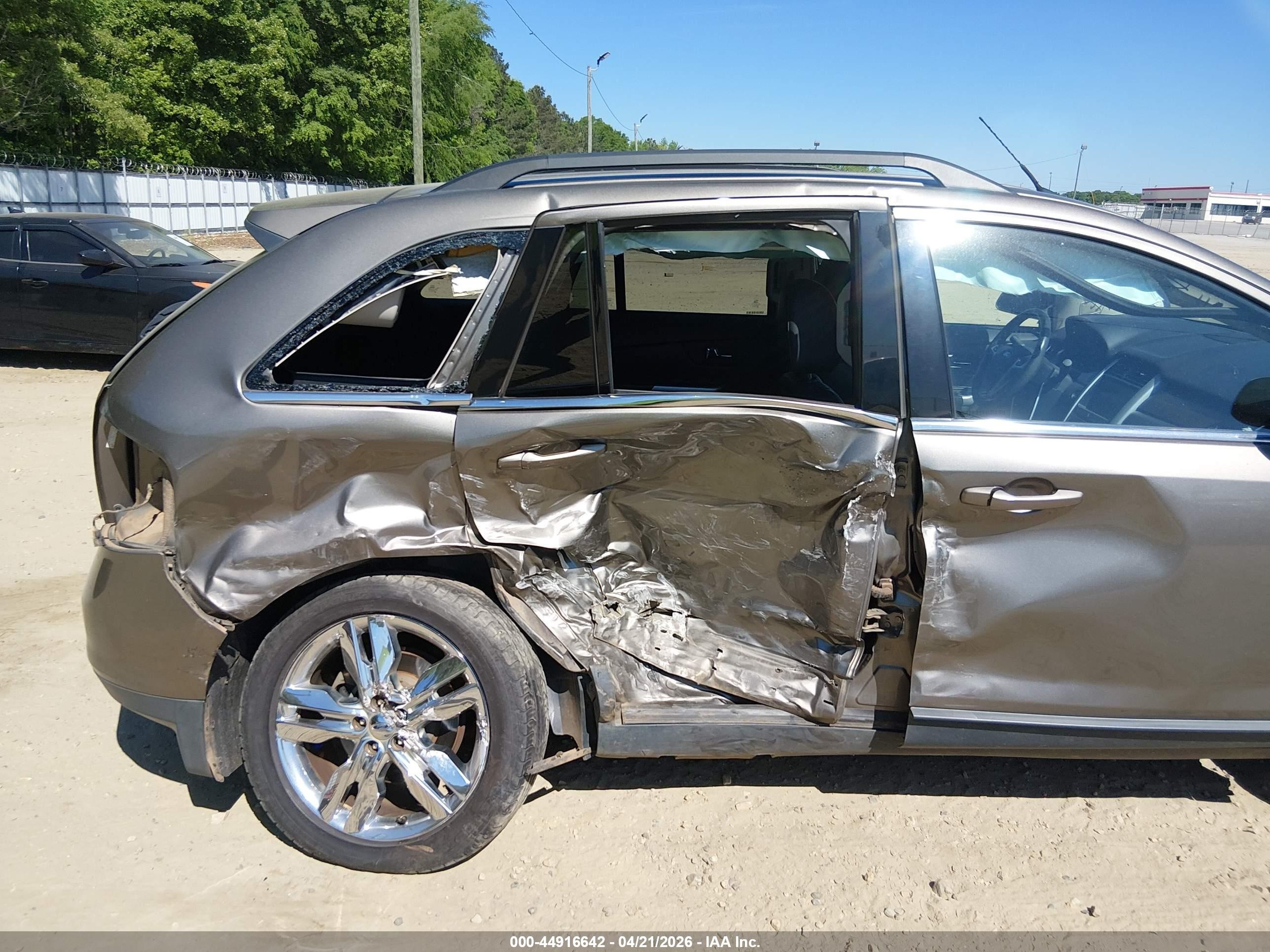 2013 Ford Edge Limited Brown vin: 2FMDK4KCXDBC50890