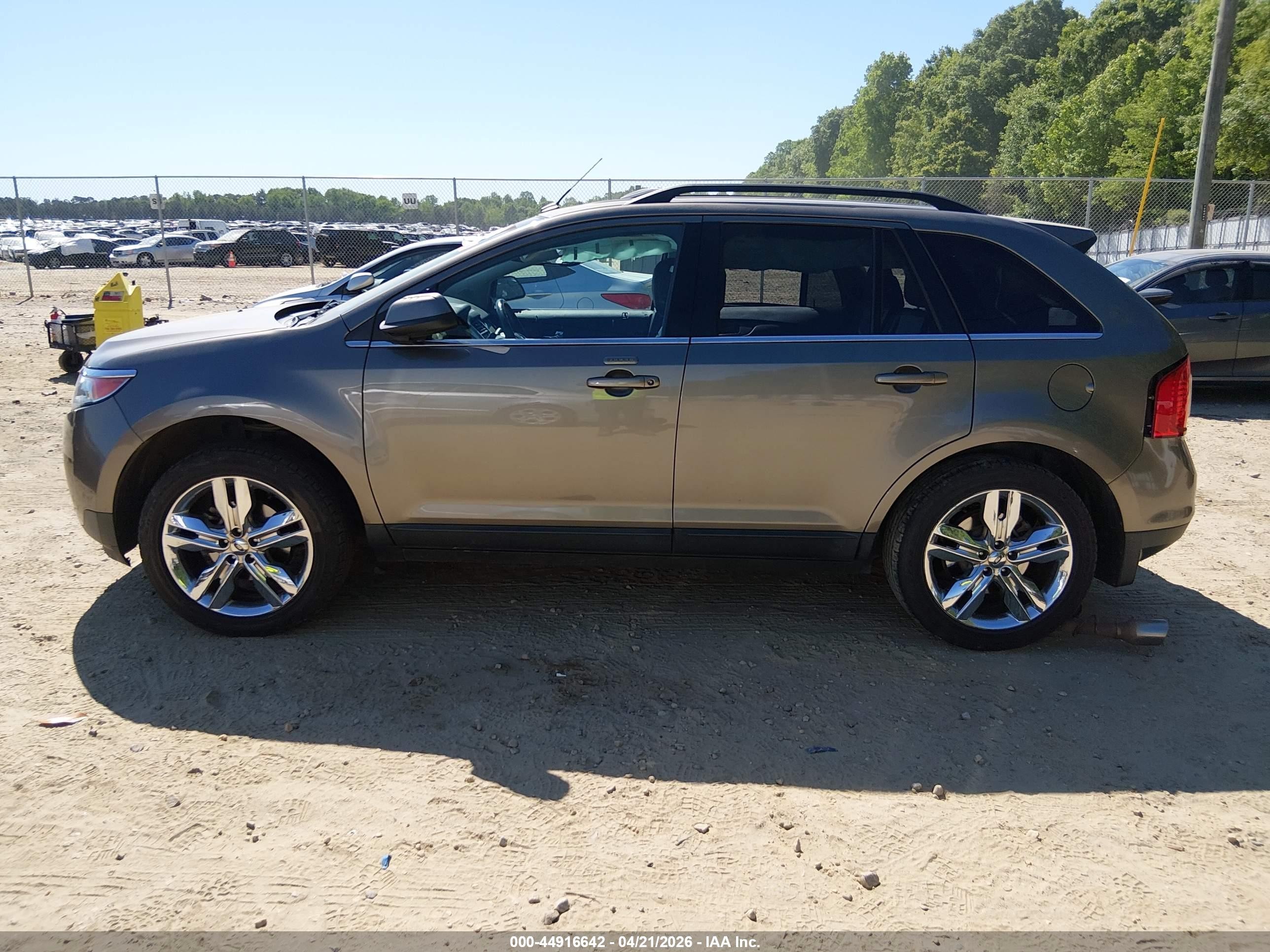2013 Ford Edge Limited Brown vin: 2FMDK4KCXDBC50890