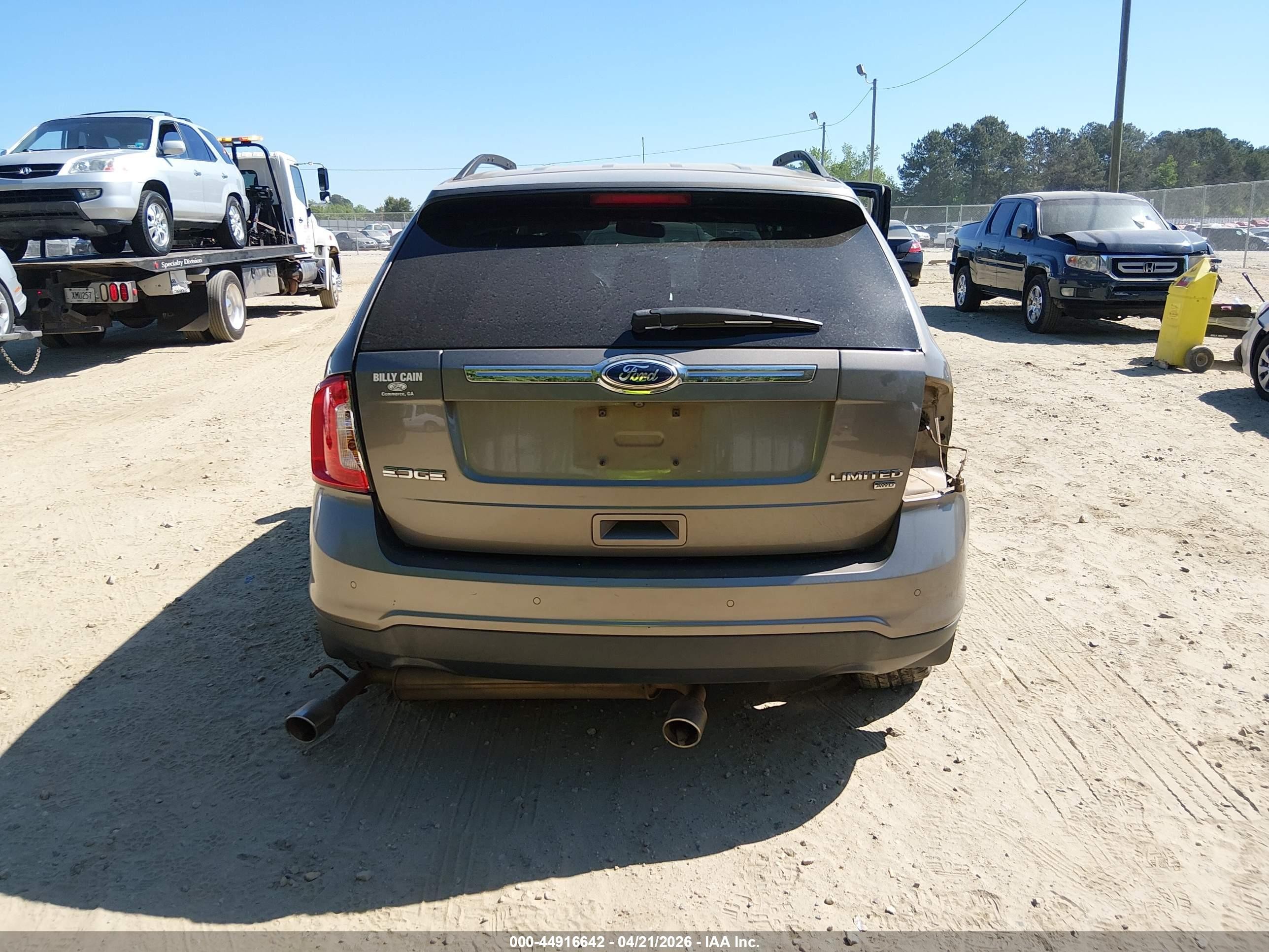 2013 Ford Edge Limited Brown vin: 2FMDK4KCXDBC50890