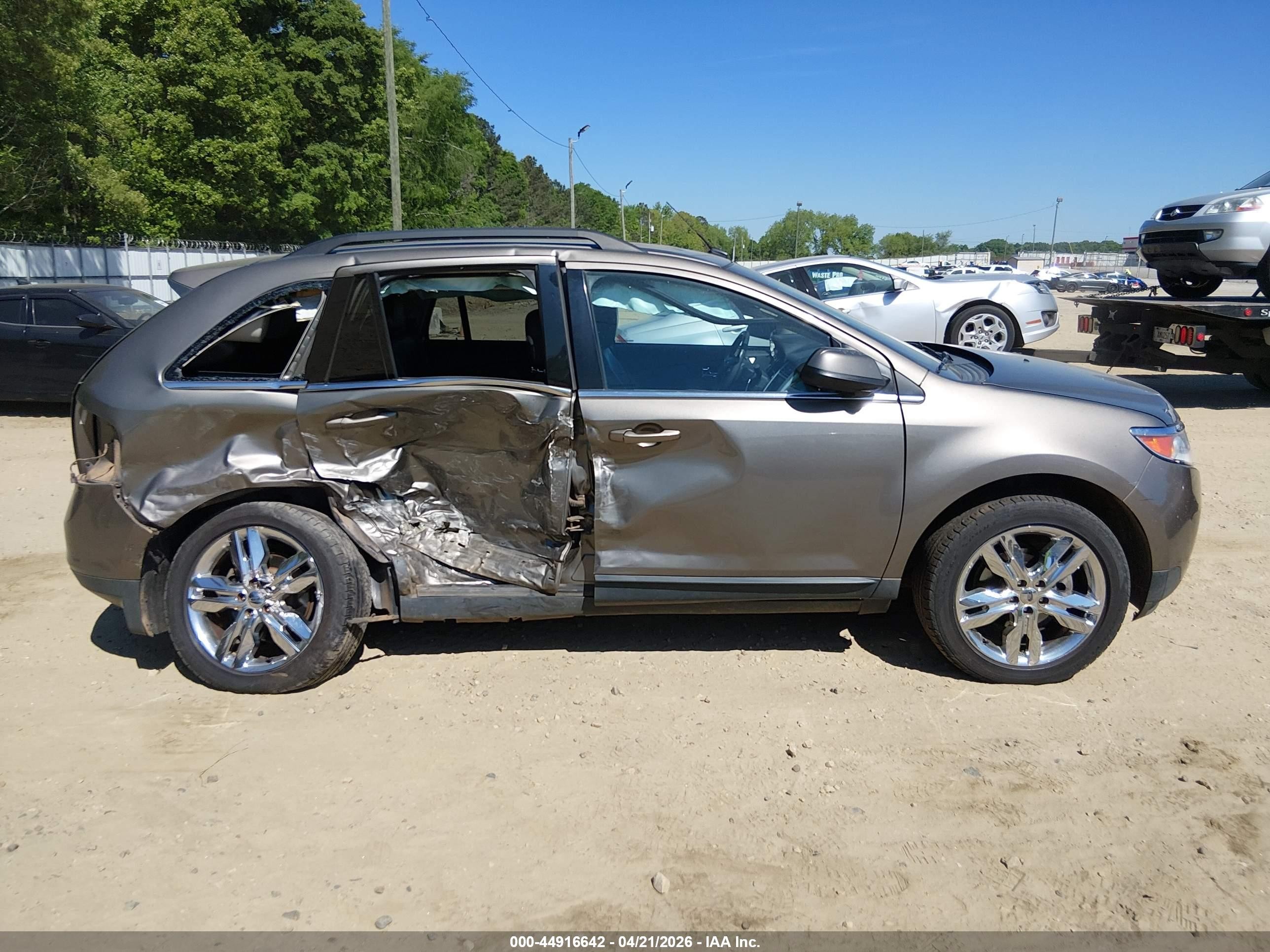 2013 Ford Edge Limited Brown vin: 2FMDK4KCXDBC50890