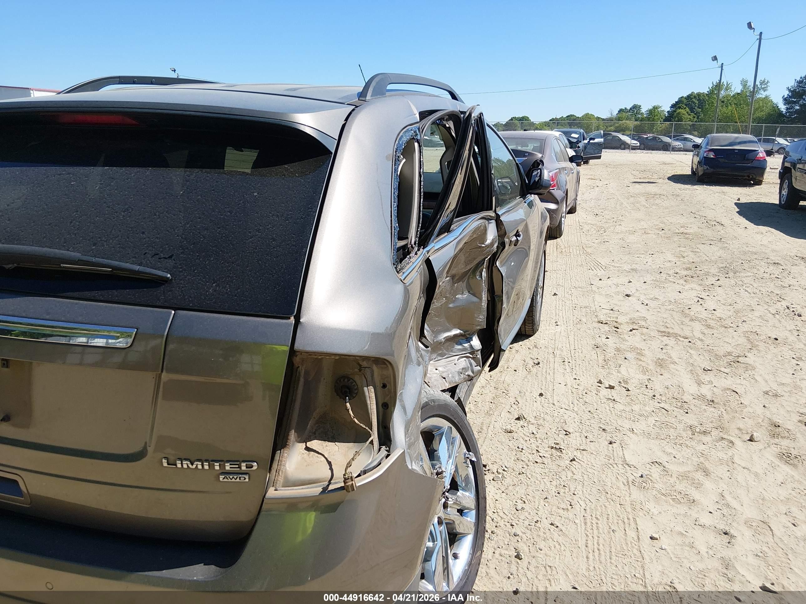 2013 Ford Edge Limited Brown vin: 2FMDK4KCXDBC50890
