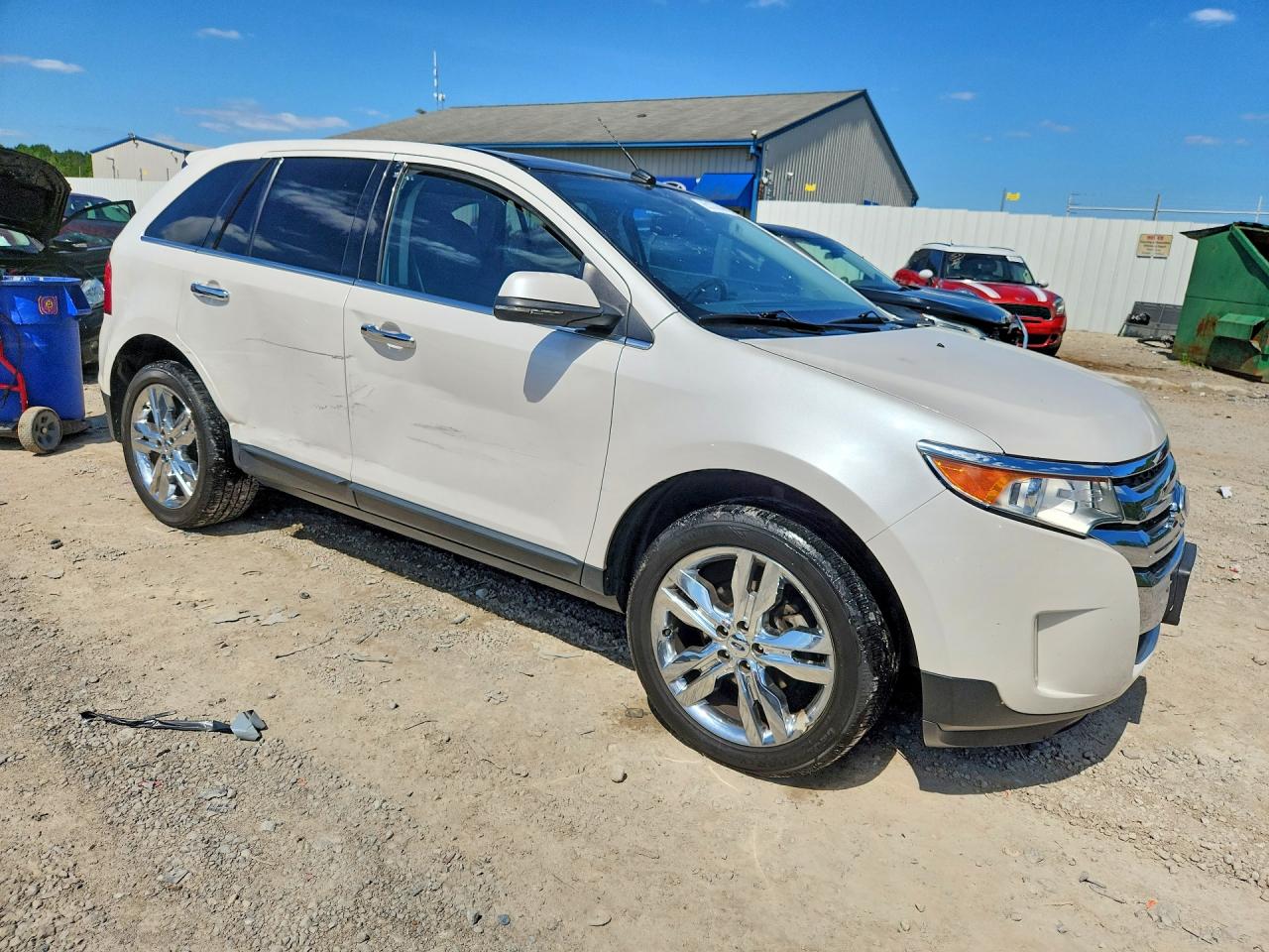 2013 Ford Edge Limited Белый vin: 2FMDK4KCXDBC72517