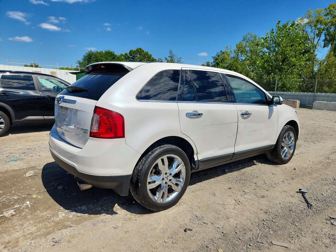 2013 Ford Edge Limited Белый vin: 2FMDK4KCXDBC72517