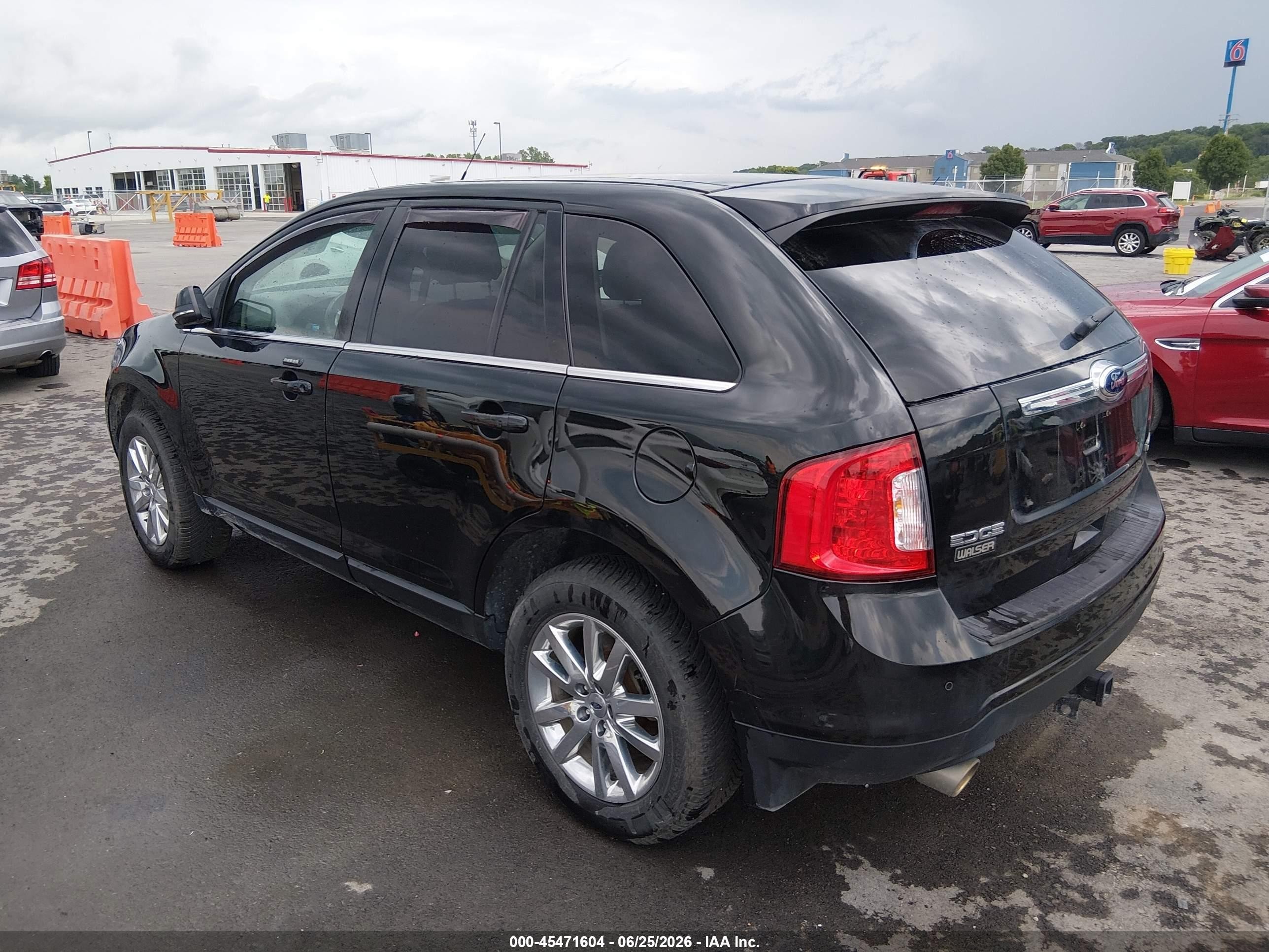 2014 Ford Edge Limited Black vin: 2FMDK4KCXEBA62355