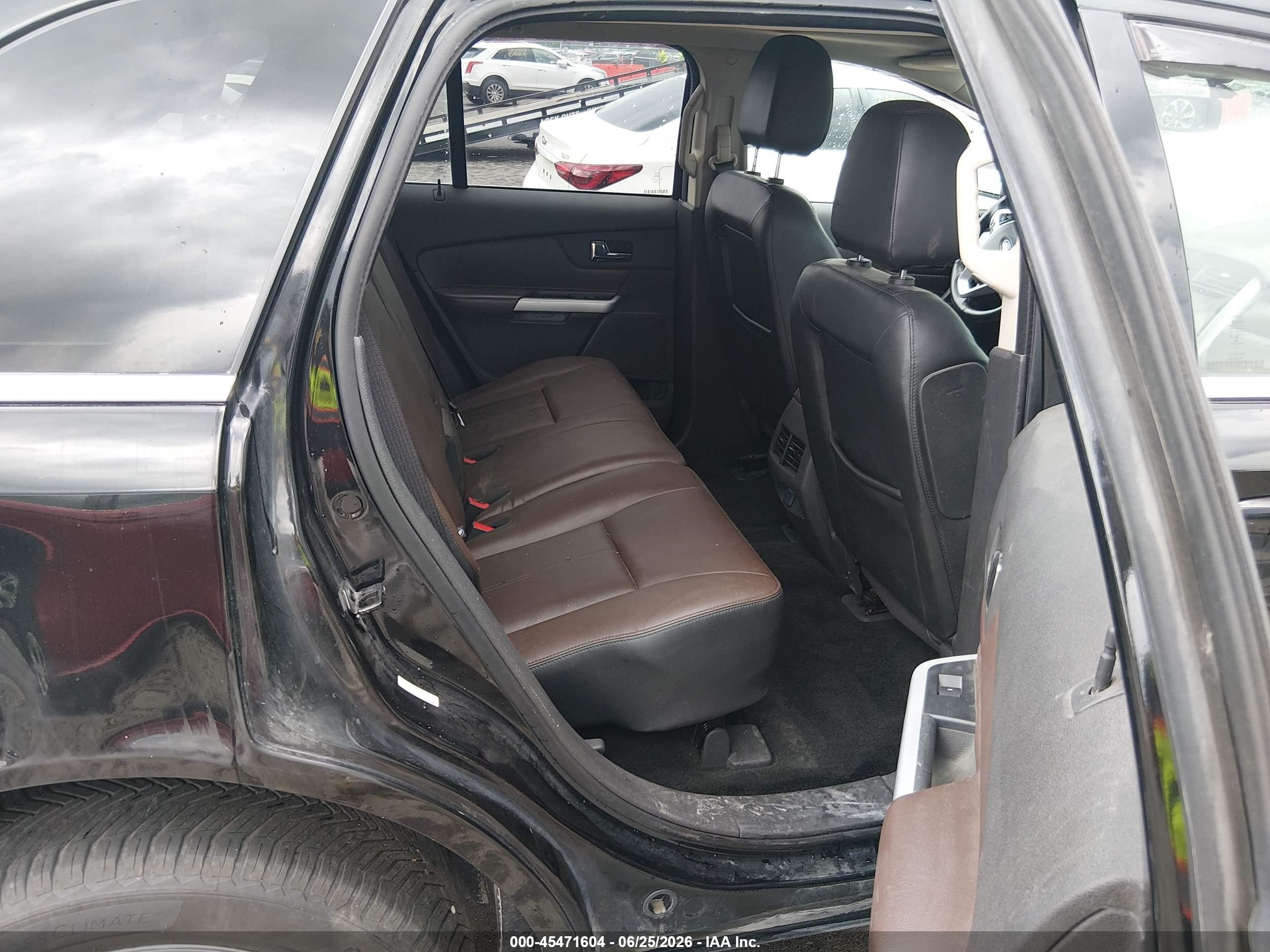 2014 Ford Edge Limited Black vin: 2FMDK4KCXEBA62355