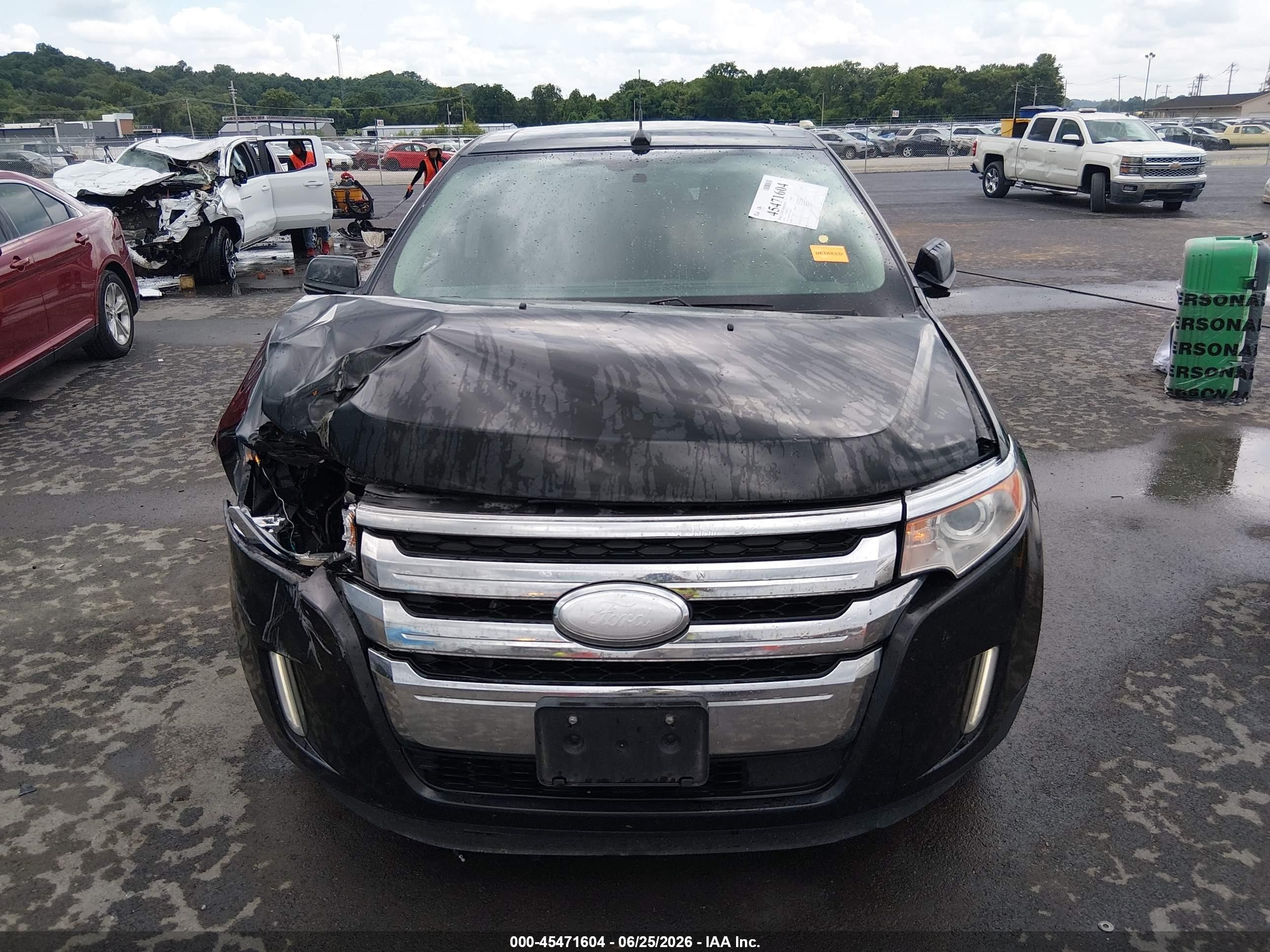 2014 Ford Edge Limited Black vin: 2FMDK4KCXEBA62355