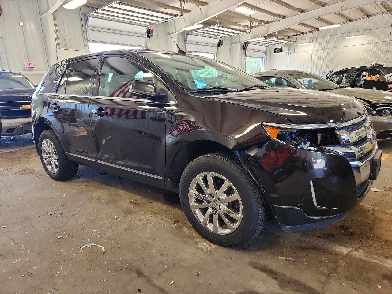 2014 Ford Edge Limited Black vin: 2FMDK4KCXEBB13157