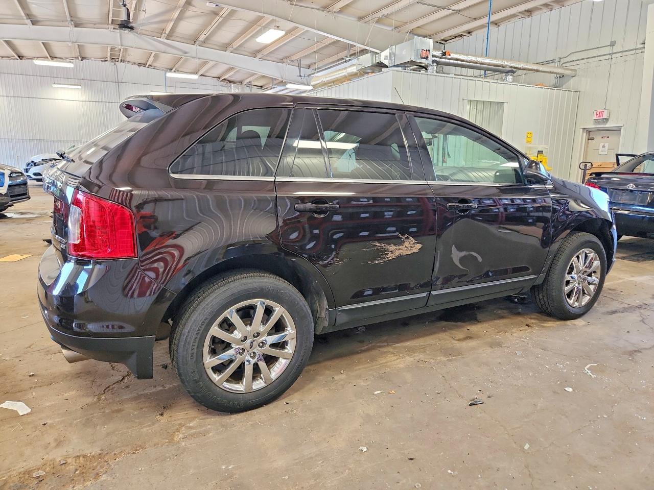2014 Ford Edge Limited Black vin: 2FMDK4KCXEBB13157