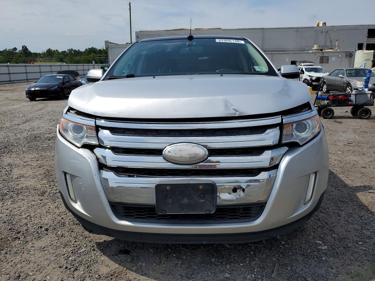 2014 Ford Edge Limited Silver vin: 2FMDK4KCXEBB16849