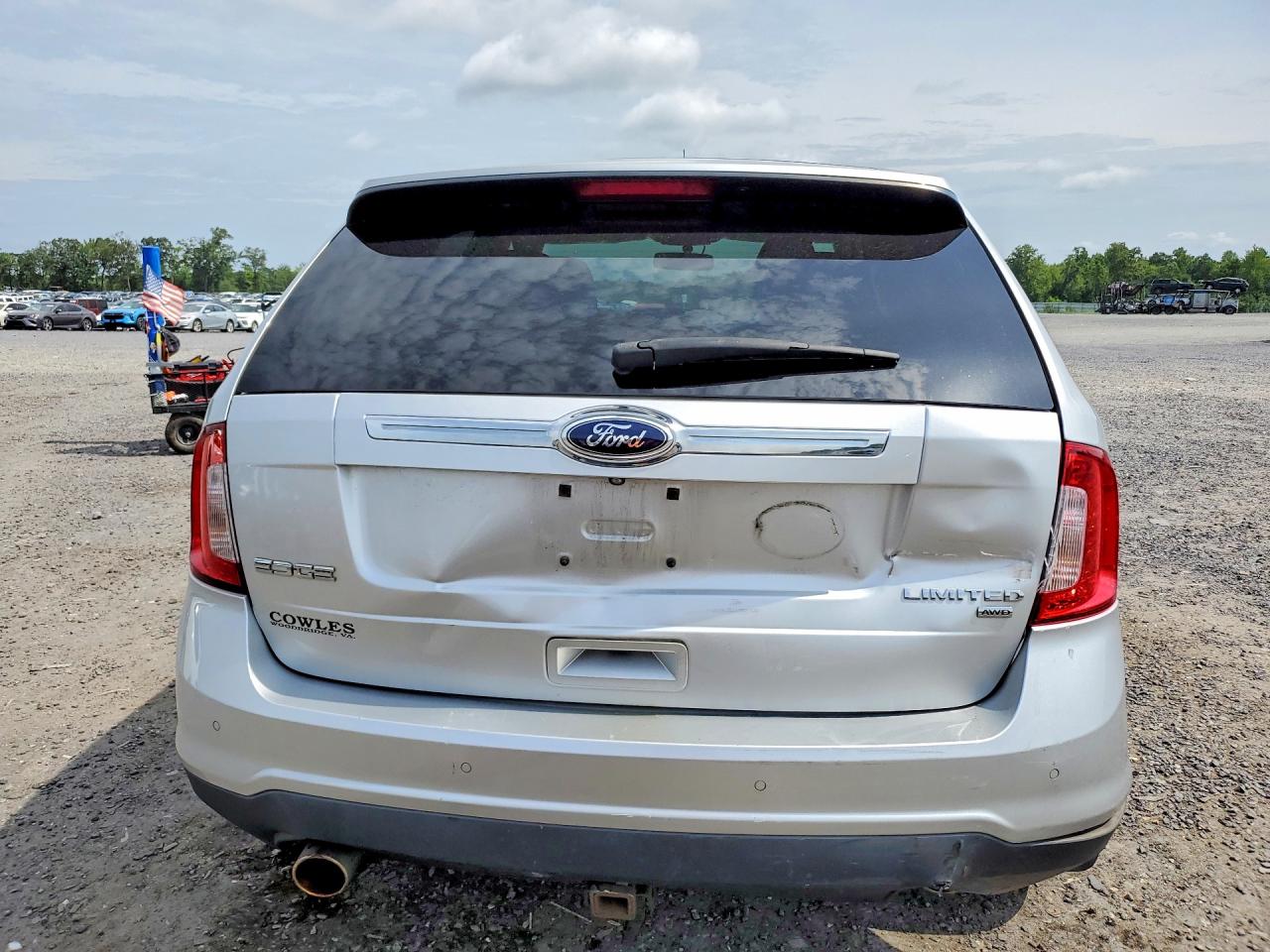 2014 Ford Edge Limited Silver vin: 2FMDK4KCXEBB16849