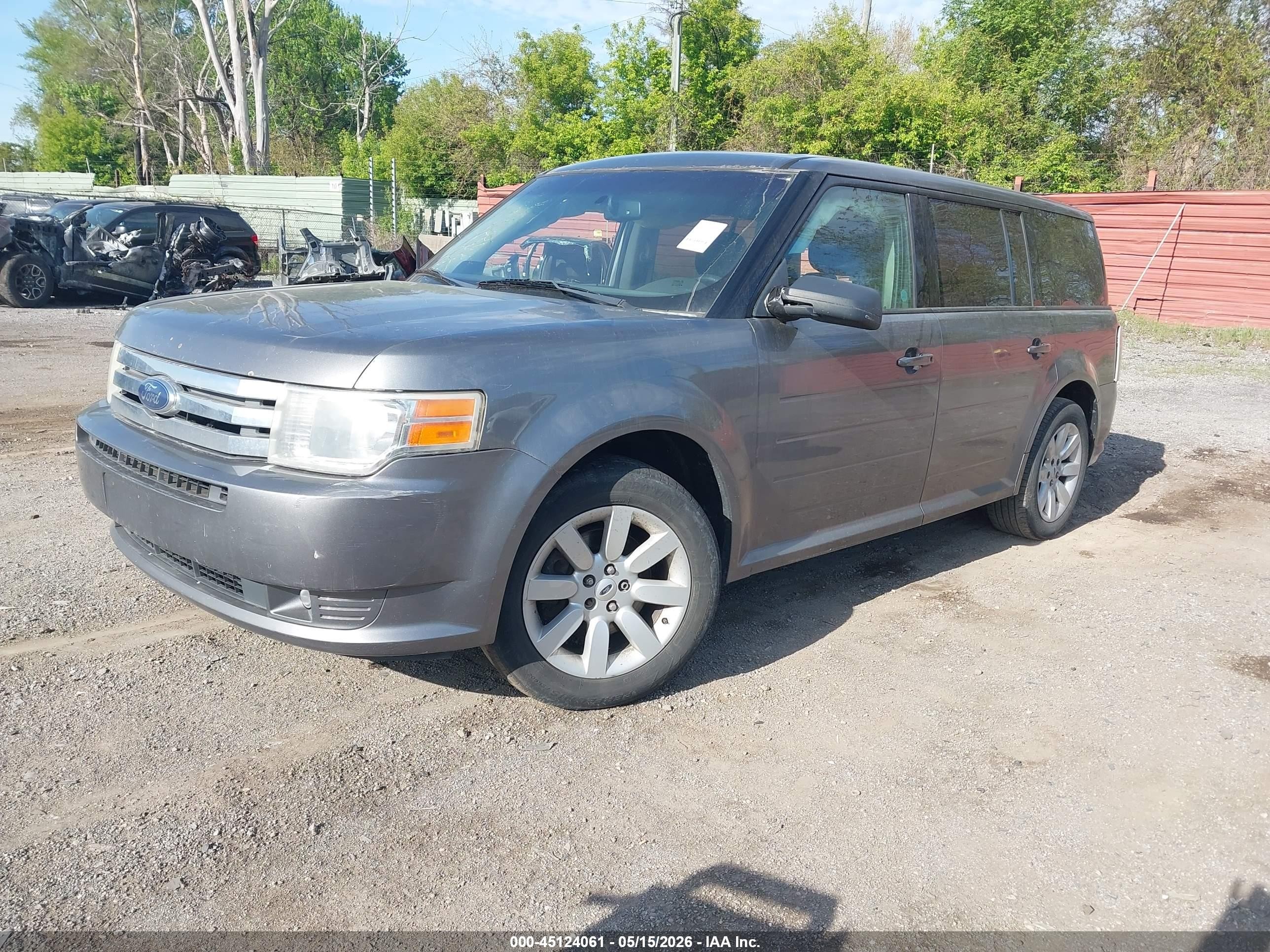 2009 Ford Flex Se Gray vin: 2FMDK51C09BA01738