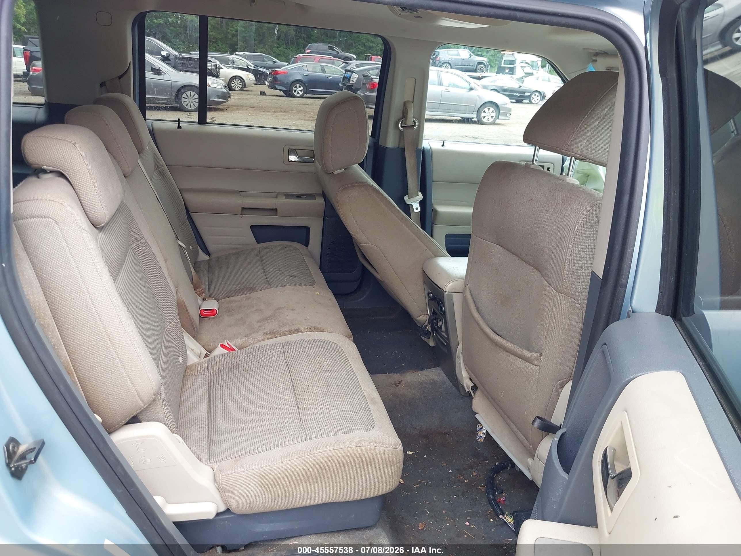 2009 Ford Flex Se Light Blue vin: 2FMDK51C39BA58256