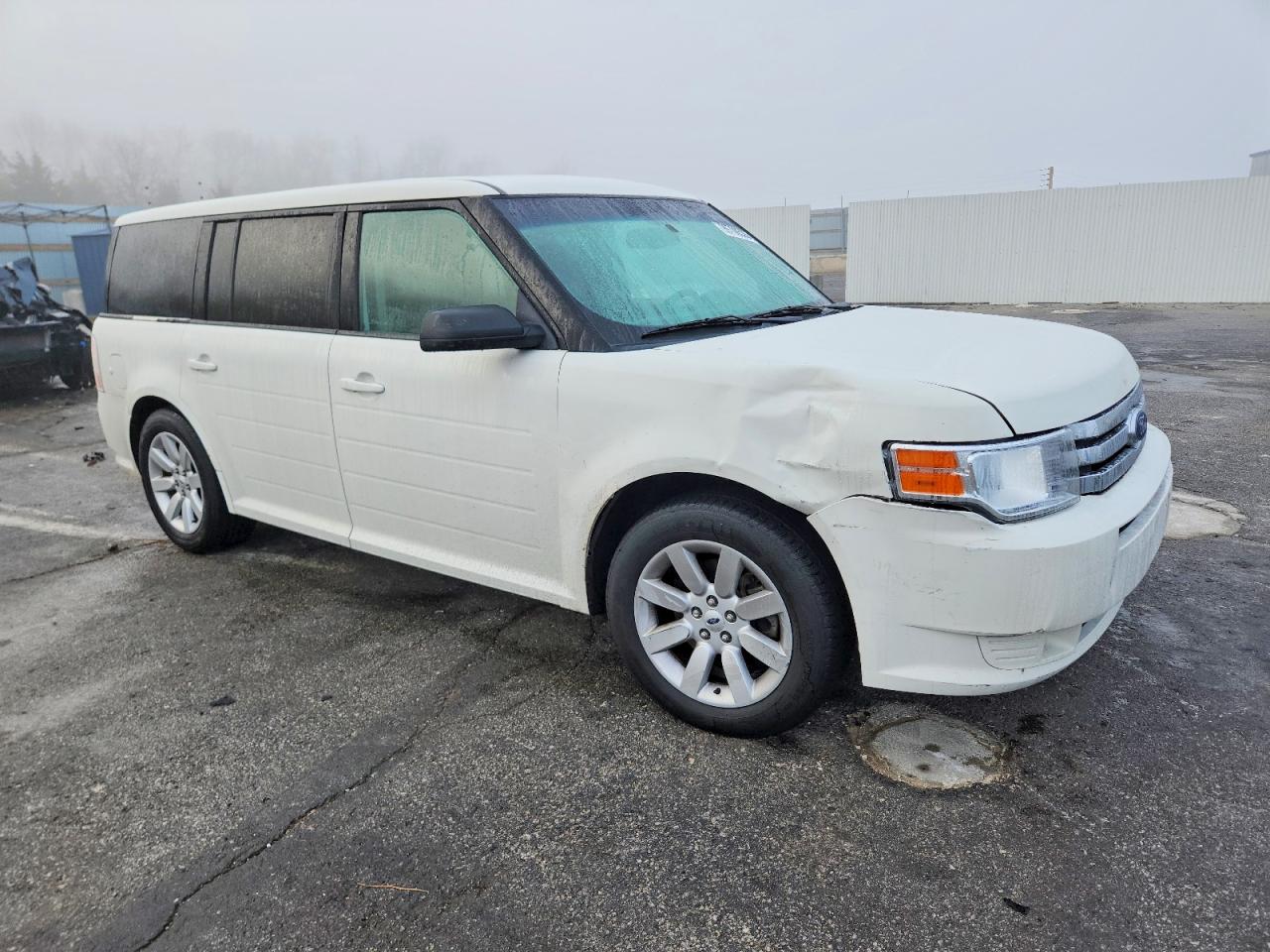 2009 Ford Flex Se White vin: 2FMDK51C59BA18390