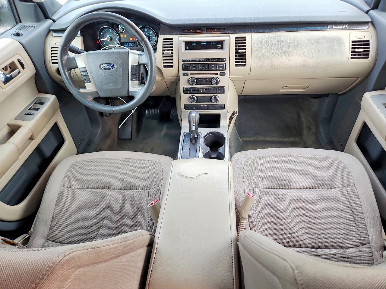 2009 Ford Flex Se White vin: 2FMDK51C59BA18390