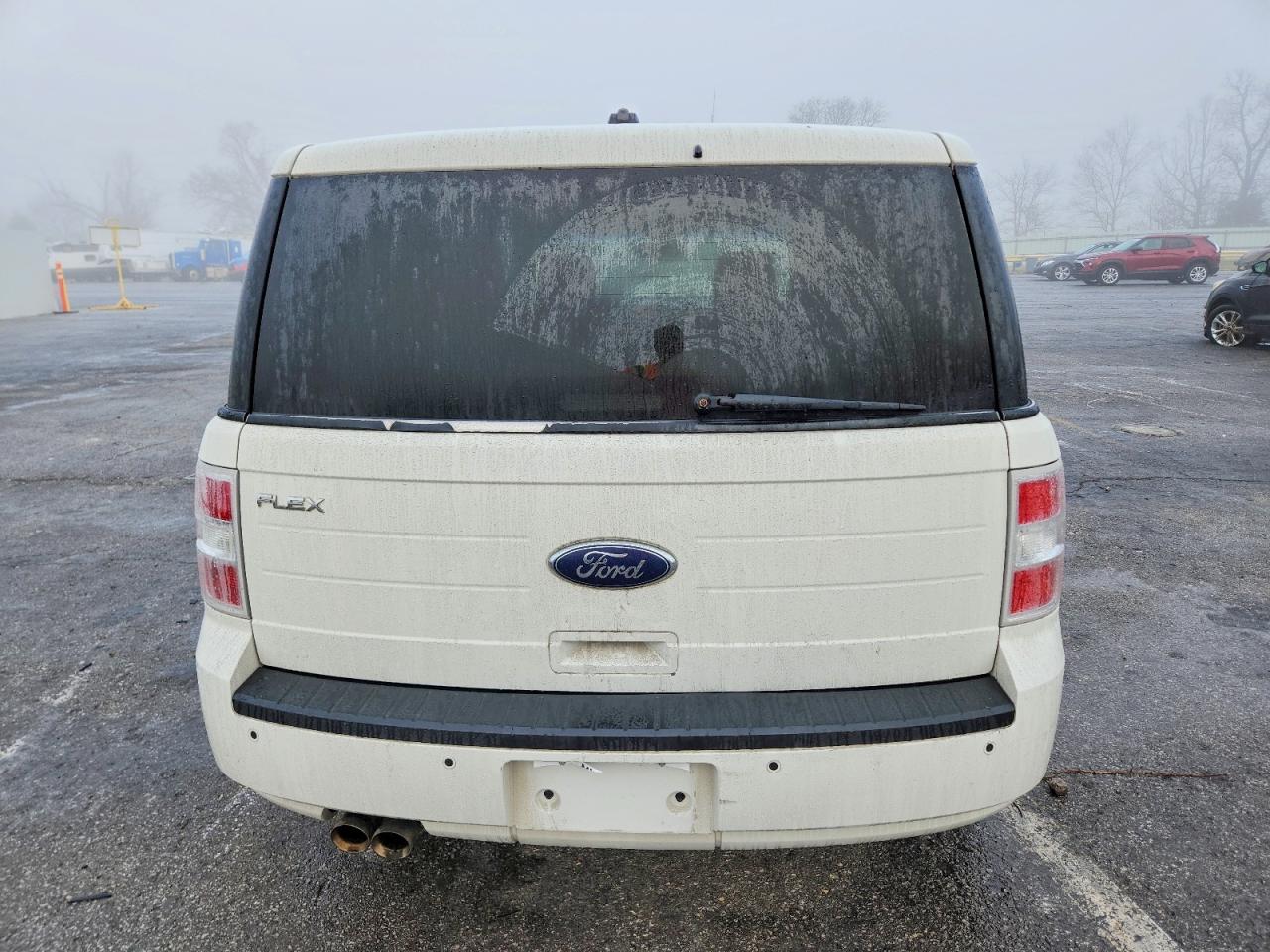 2009 Ford Flex Se White vin: 2FMDK51C59BA18390